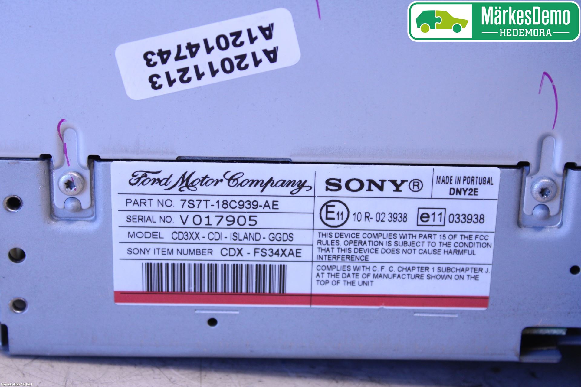 Ford MONDEO 07-15 Cd Radio - Multimediapanel