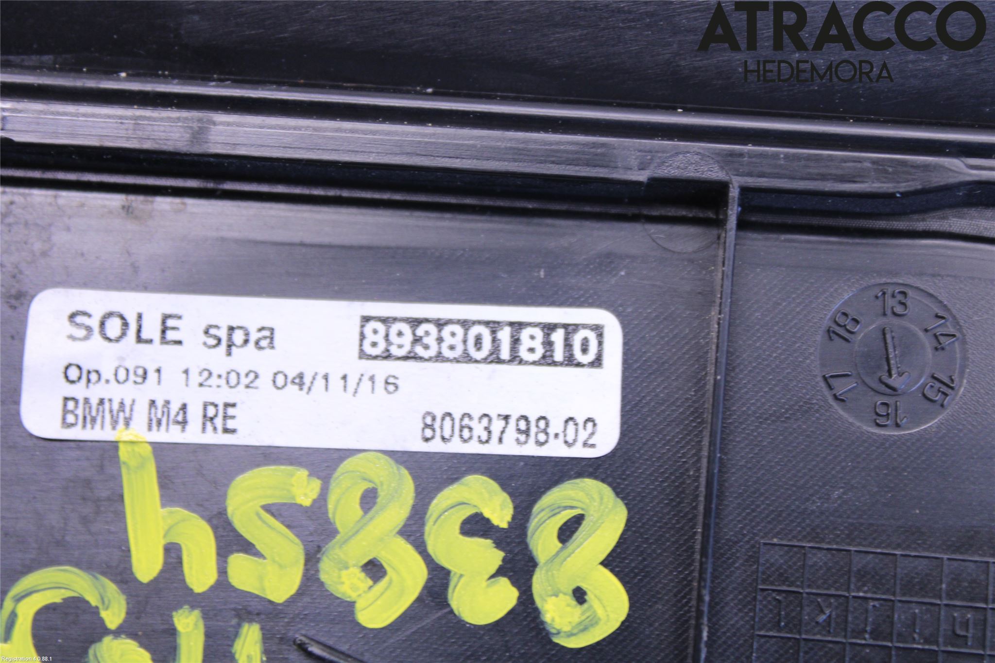 BMW 4 F32/F33/F82/F83 13-20 Inr Tröskel-Insteg