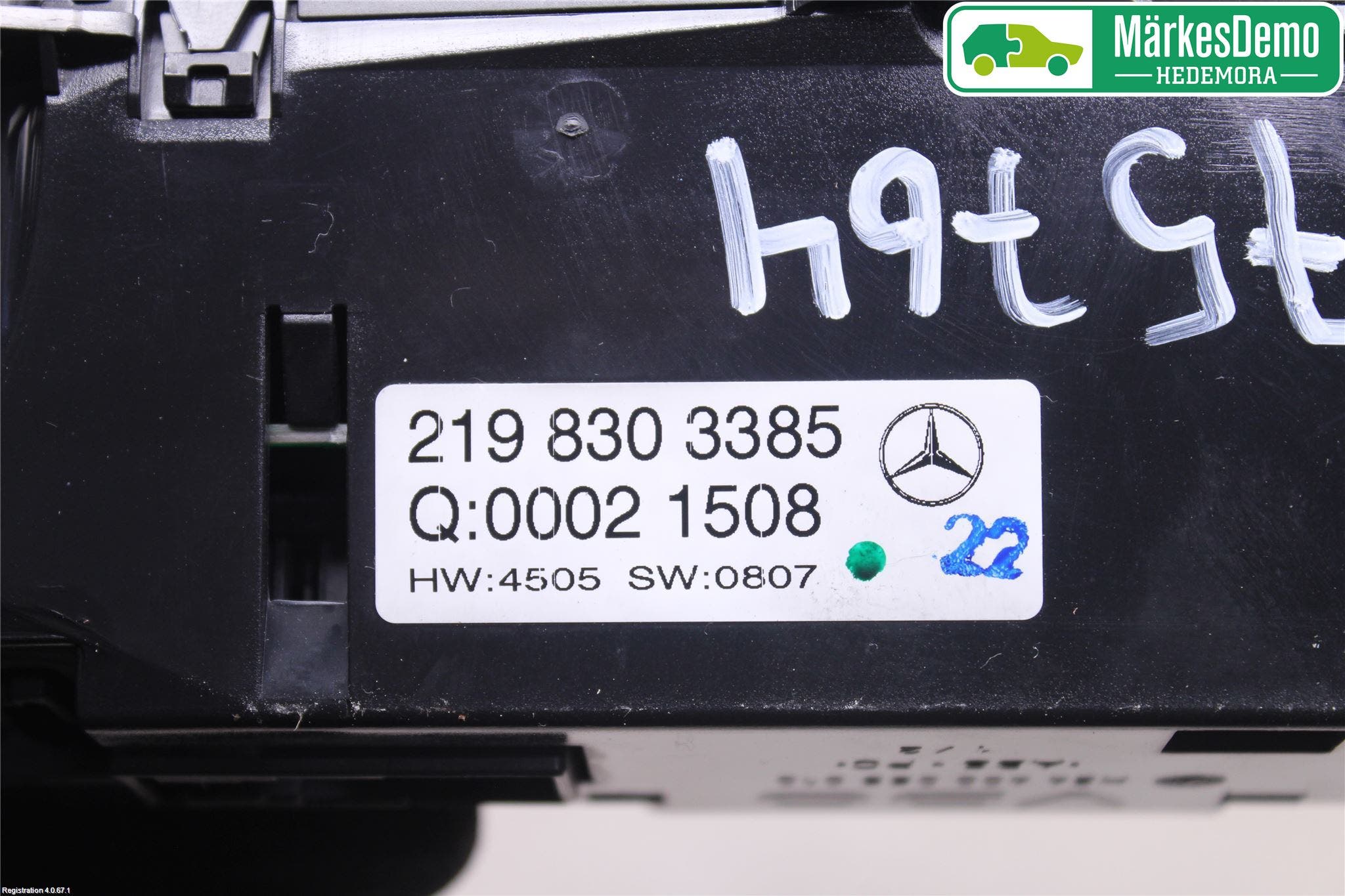 Mercedes-Benz MB CLS (C219) 03-11 Ac Styrenhet Ac Manöveren