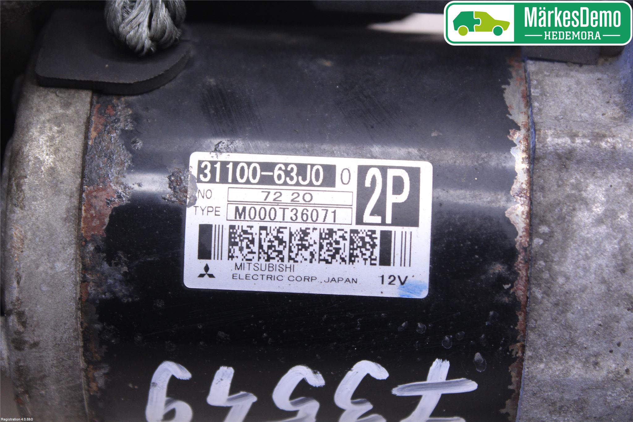 Suzuki SX4 06-09 Startmotor