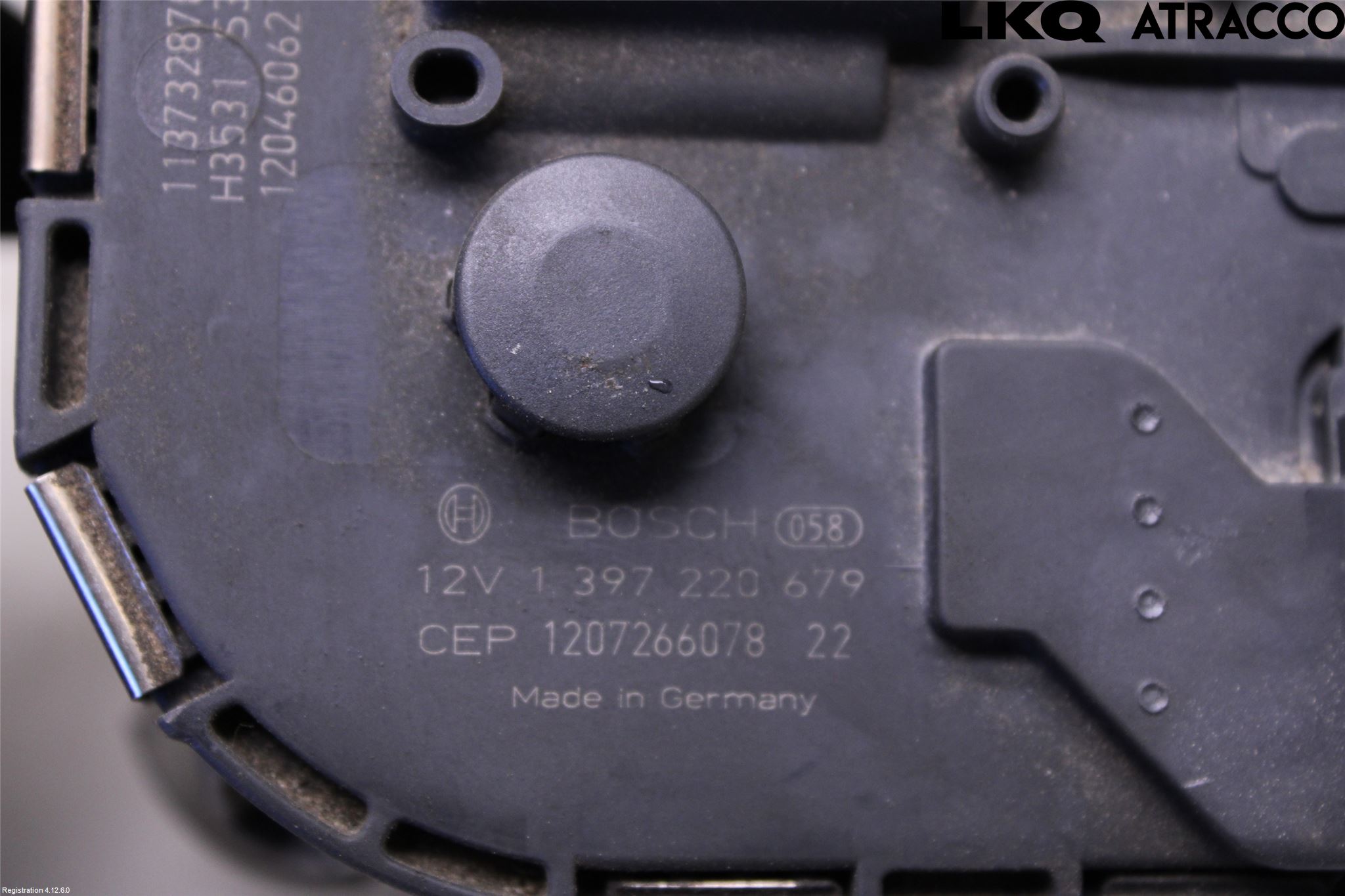 Audi A3/S3 05-13 Torkarmotor Vindruta