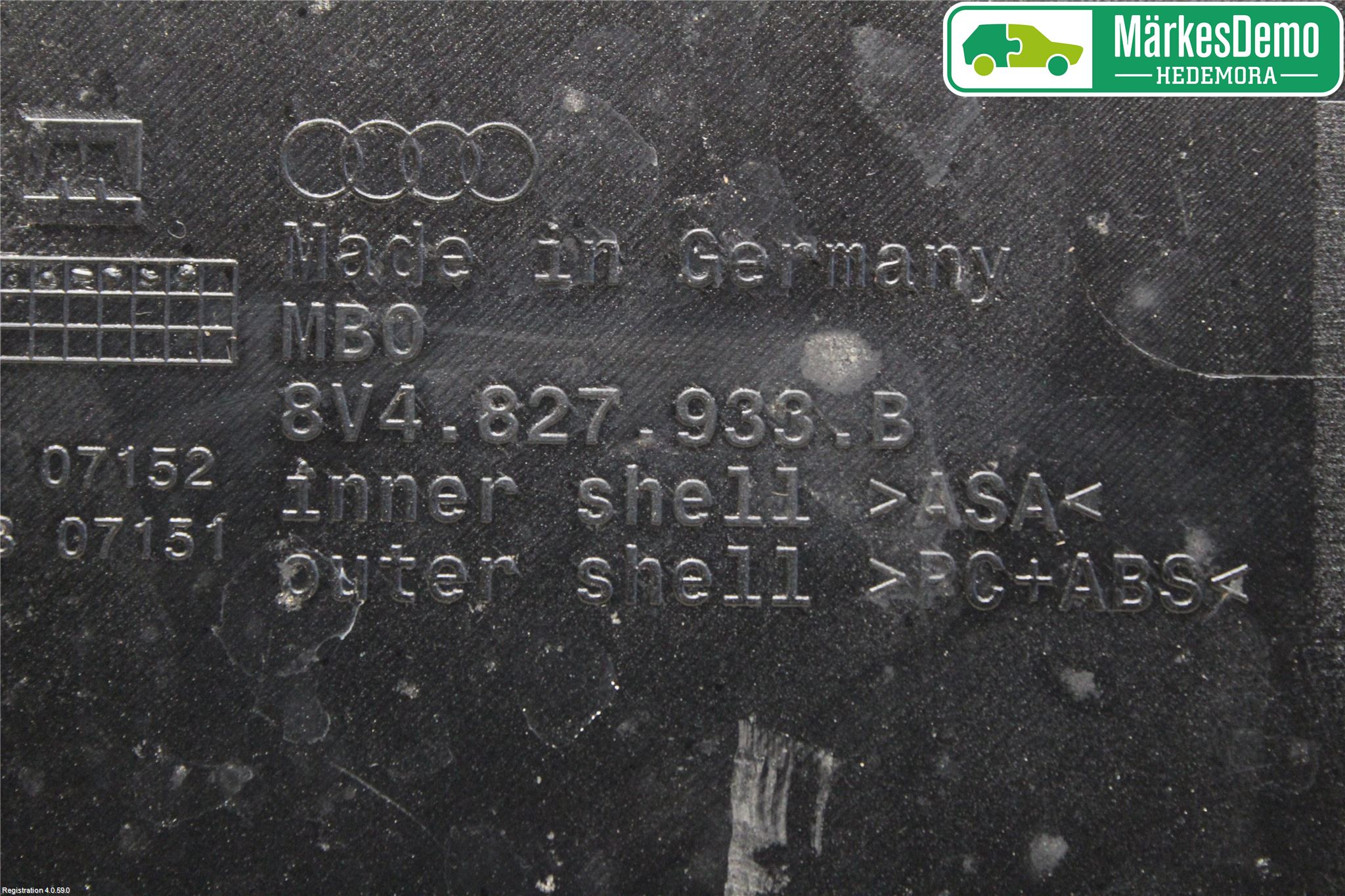 Audi A3/S3 8V 13-20 Spoiler Baklucka