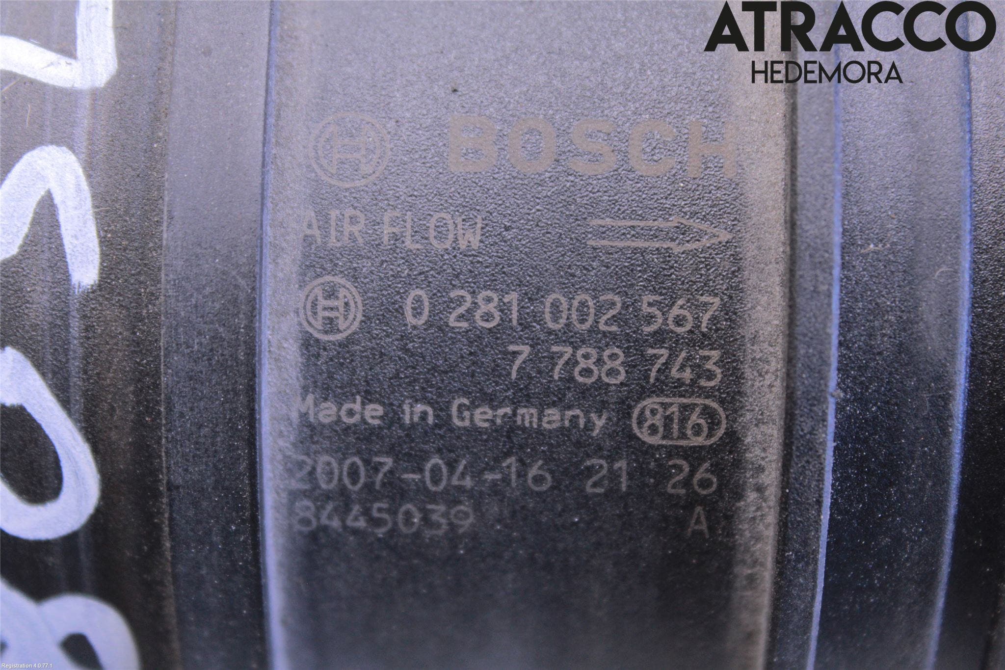 BMW 1 E87/81 5D/3D 03-11 Injluftmassamätare