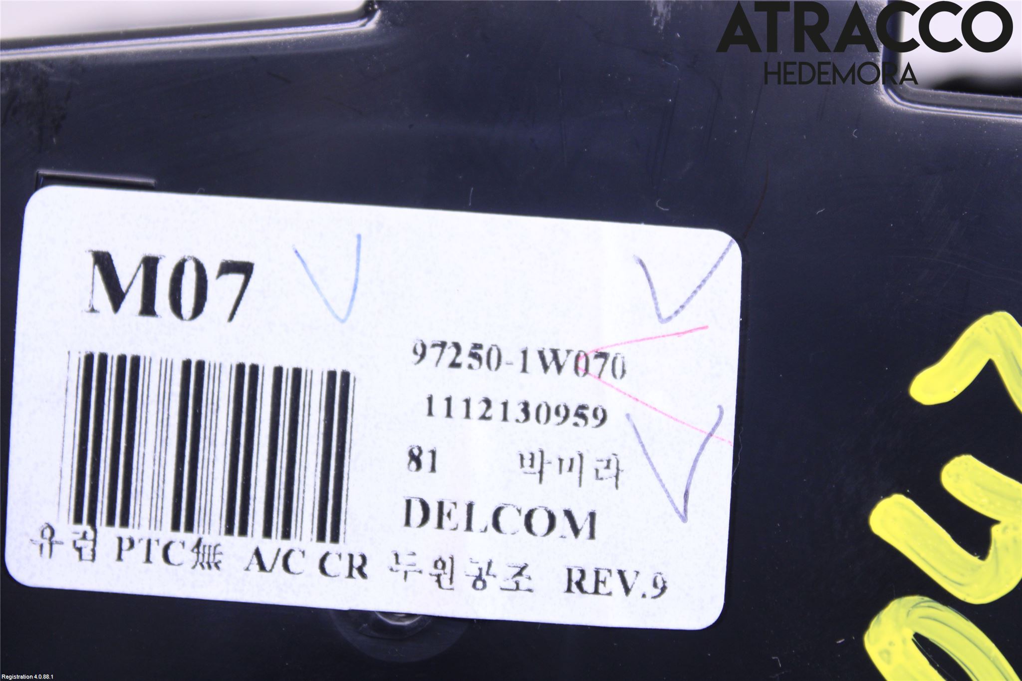 Kia RIO 12-16 Ac Styrenhet Ac Manöveren