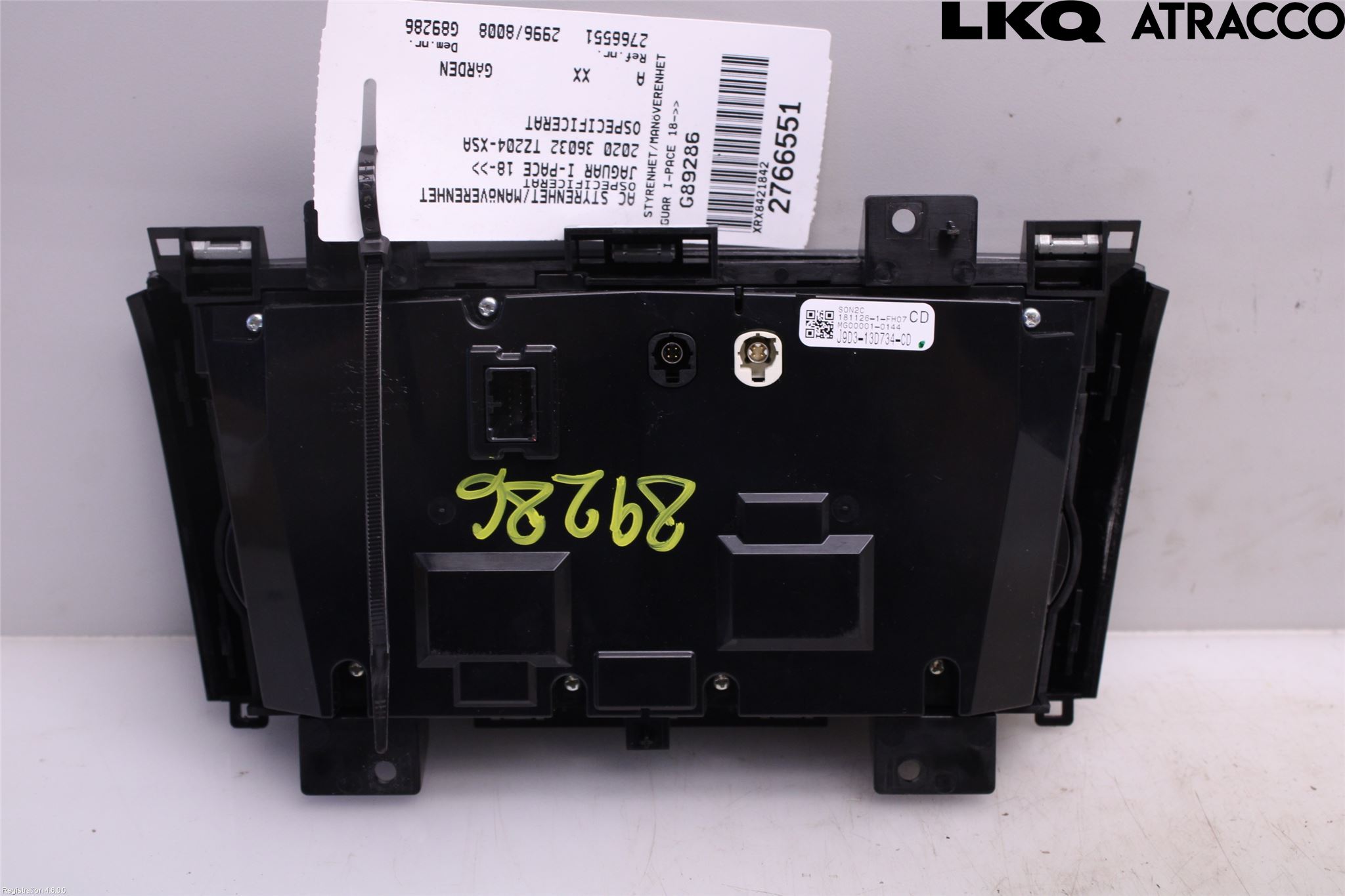 Jaguar I-PACE 18- Ac Styrenhet Ac Manöveren