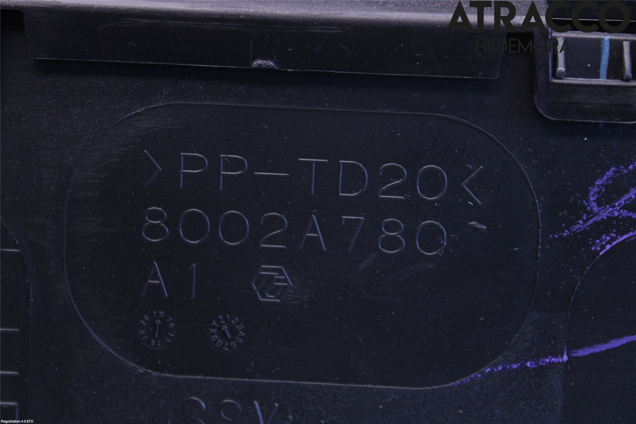 Mitsubishi ASX 10-22 Instrumentbräda Förvaringsfack