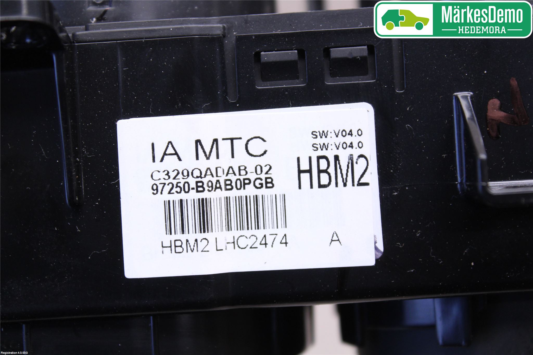 Hyundai i10 BA 17-20 Ac Styrenhet Ac Manöveren