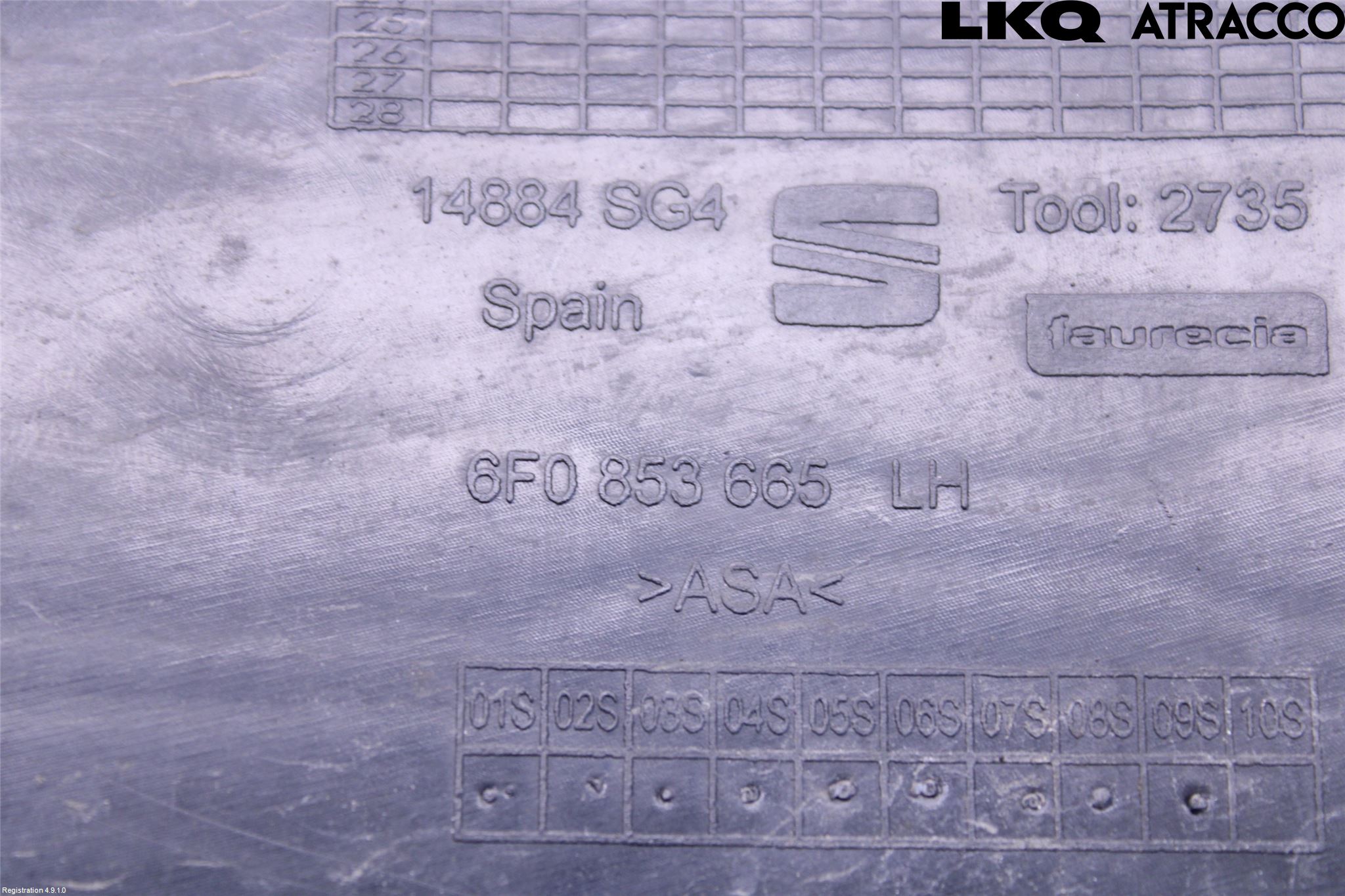 Seat IBIZA V 17-20 Stötfångardel Fram Vä