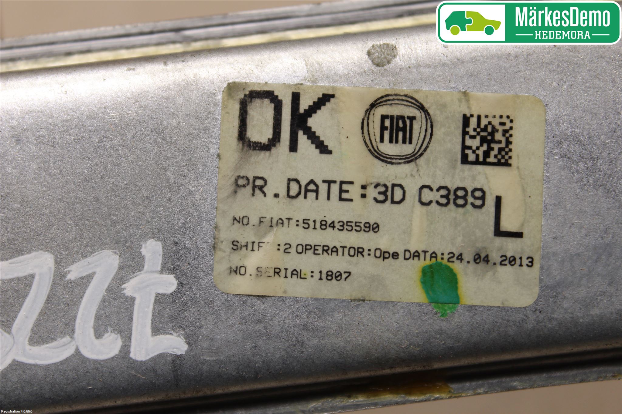 Fiat PANDA 12- Fönsterhissmekanism