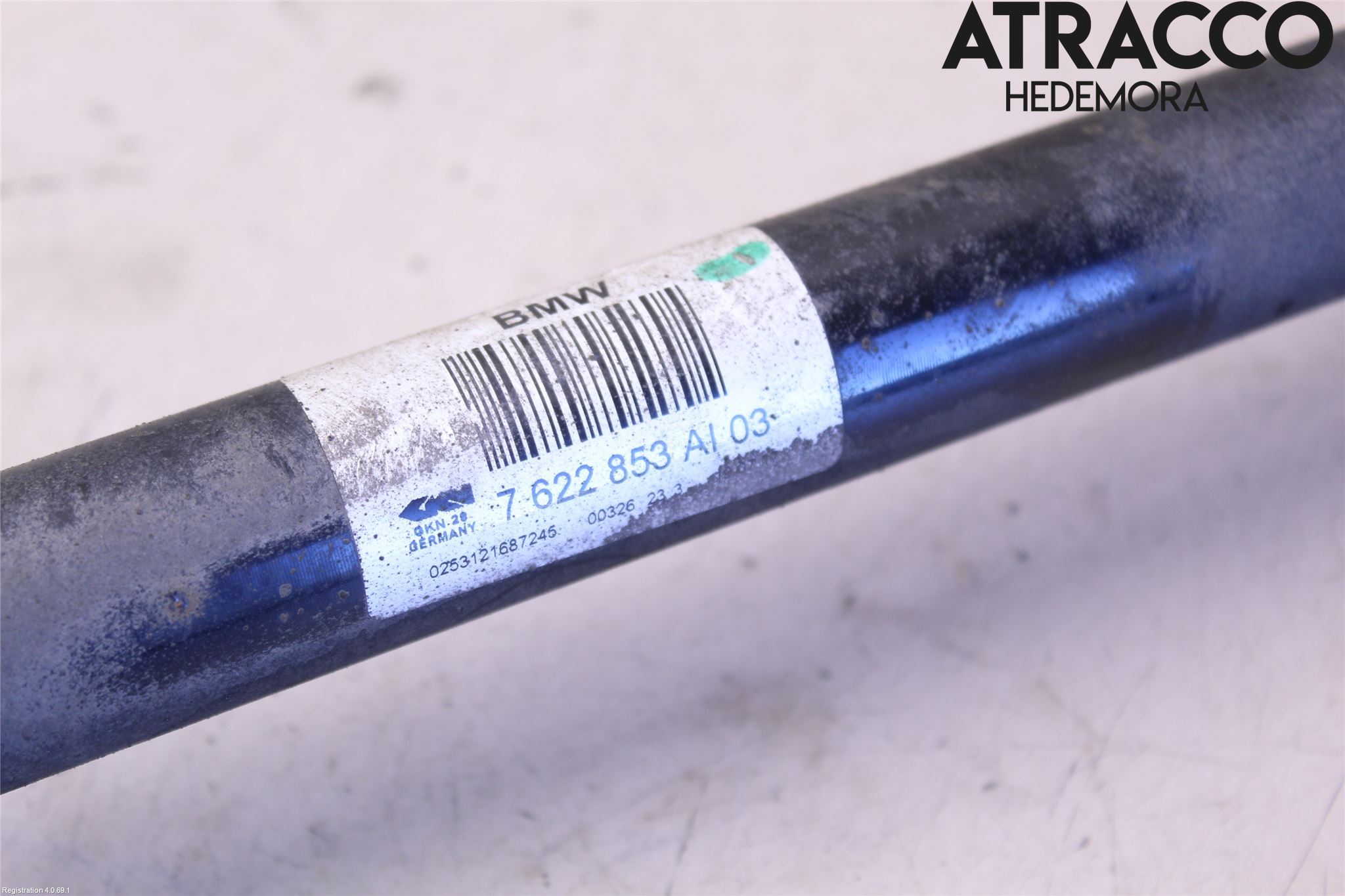 BMW 3 F30/F31/F80 12-19 Drivaxel Bak Vänster