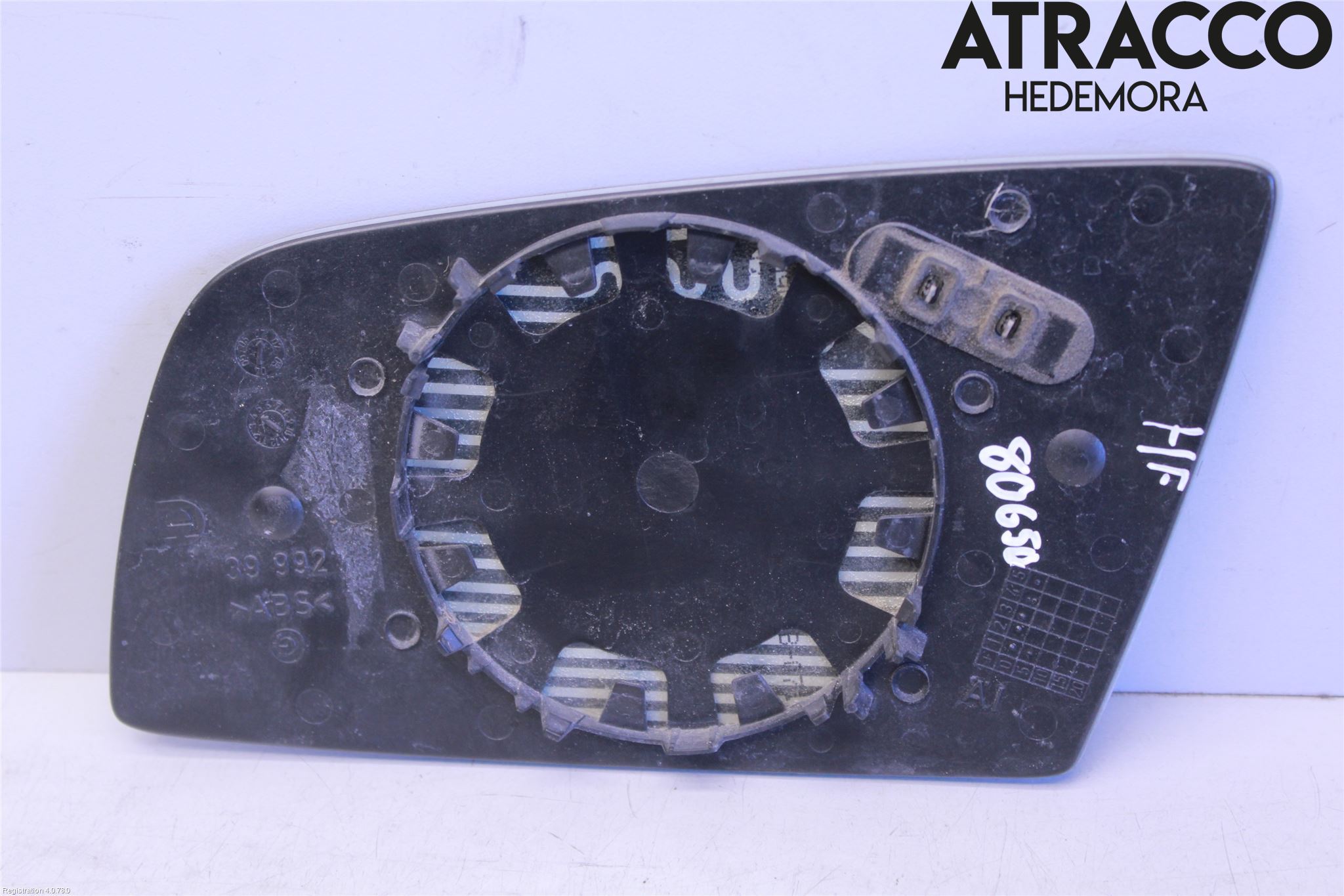 BMW 5 E60/61 Sed/Tou 02-10 Spegelglas Hö