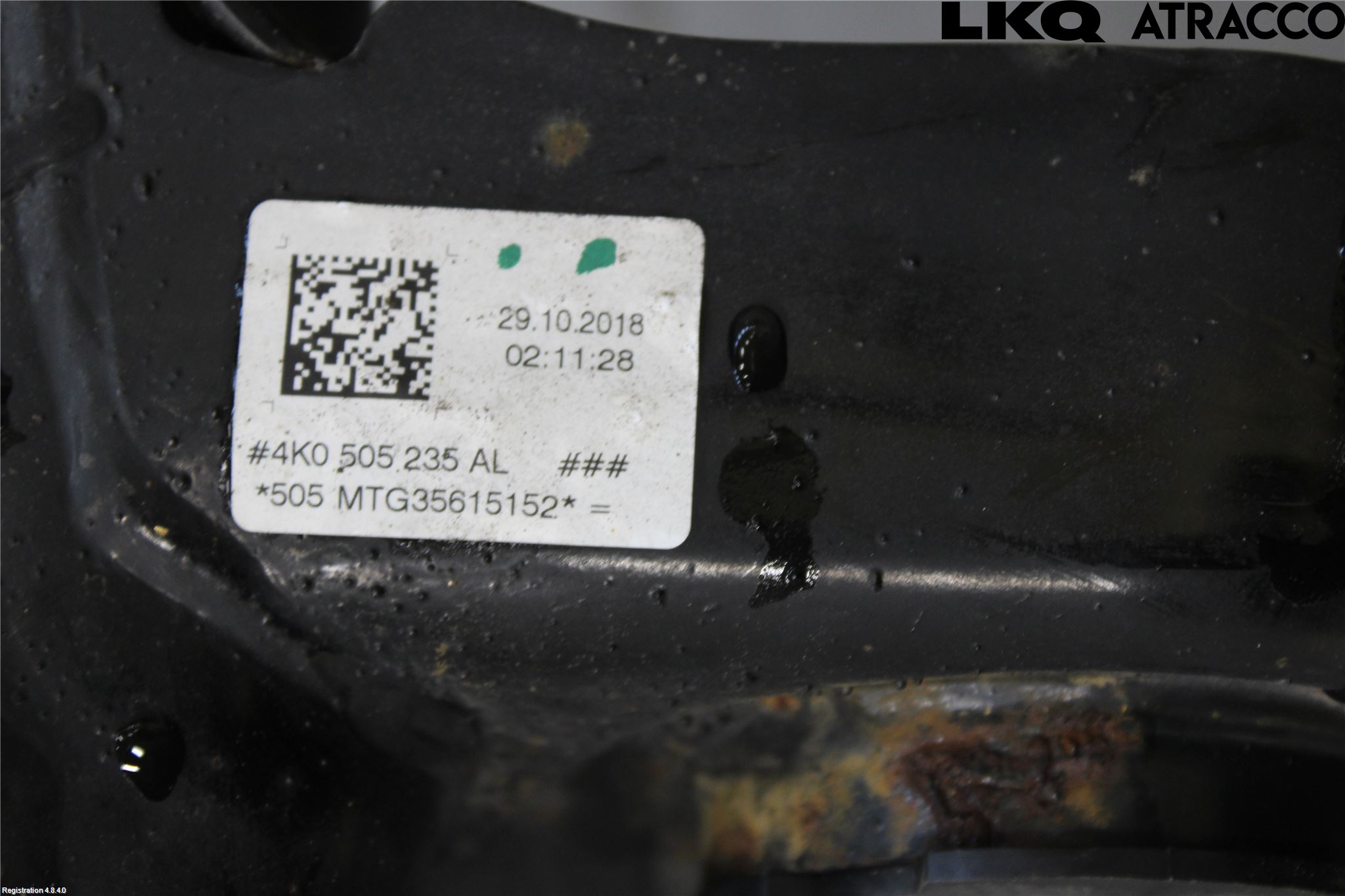 Audi A6 F2/C8 19- Bakaxelbalk