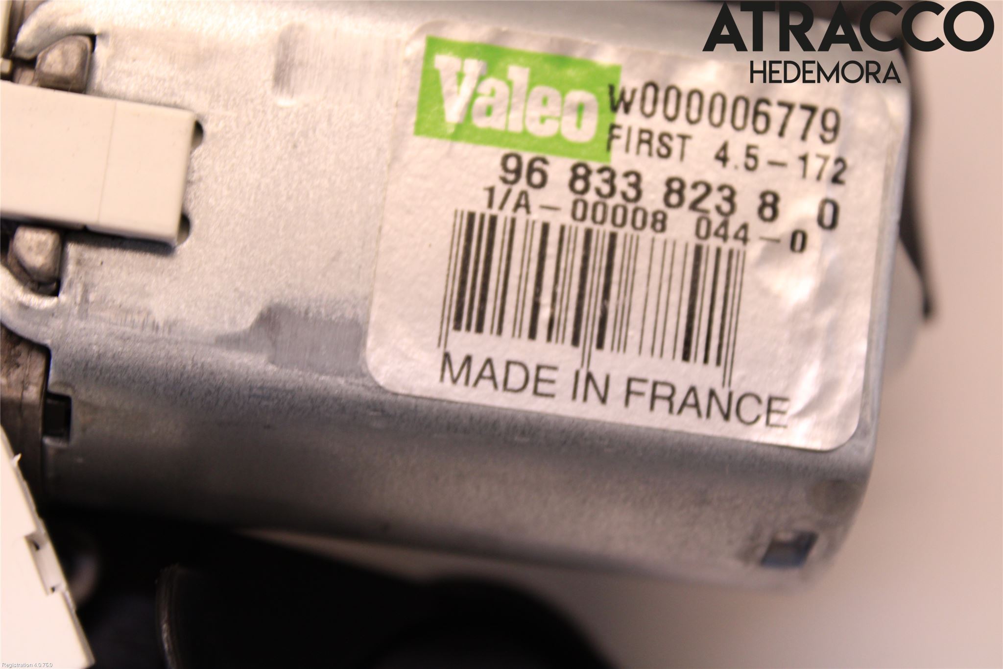 Citroen C3 10-17 Torkarmotor Baklucka