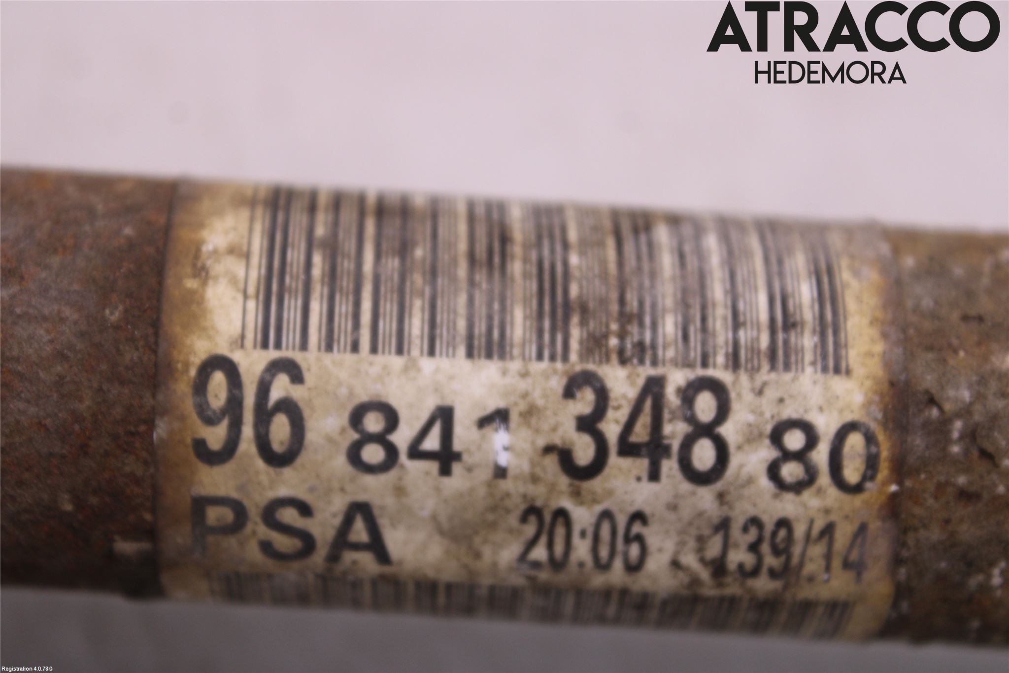 Peugeot 3008 09-16 Drivaxel Fram Höger