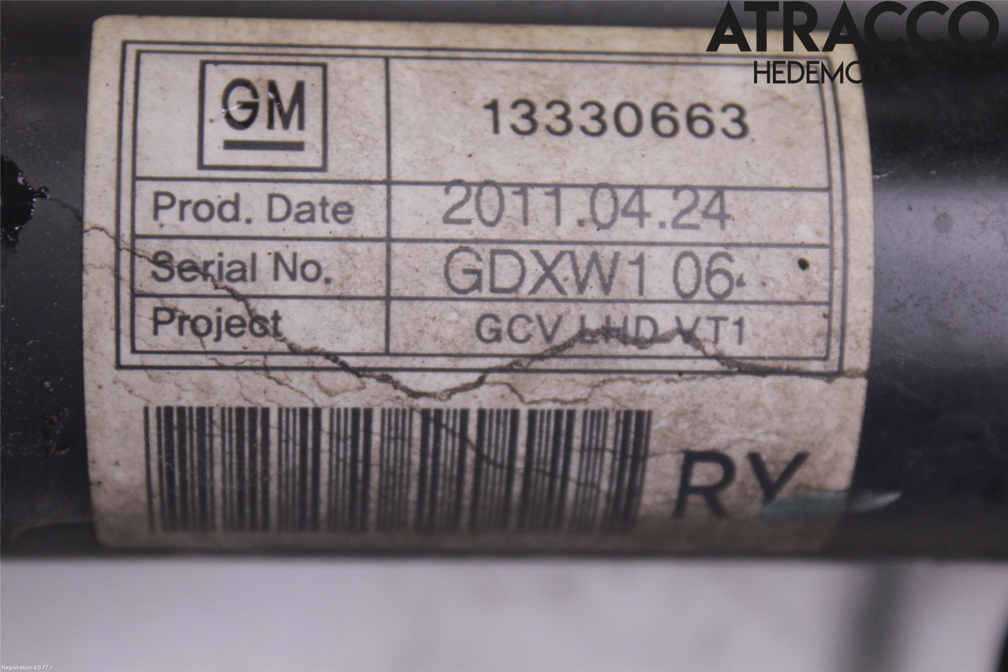 GM CHEVROLET CRUZE Styrväxel Servo -Snäcka