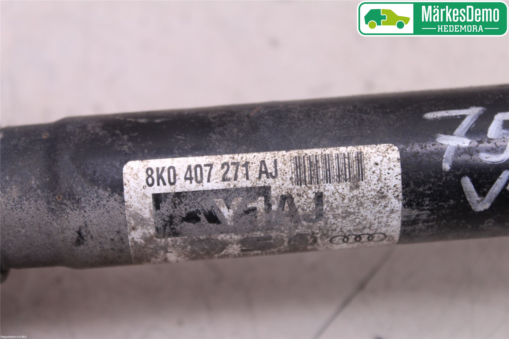Audi A5 07-16 Drivaxel Fram Vänster