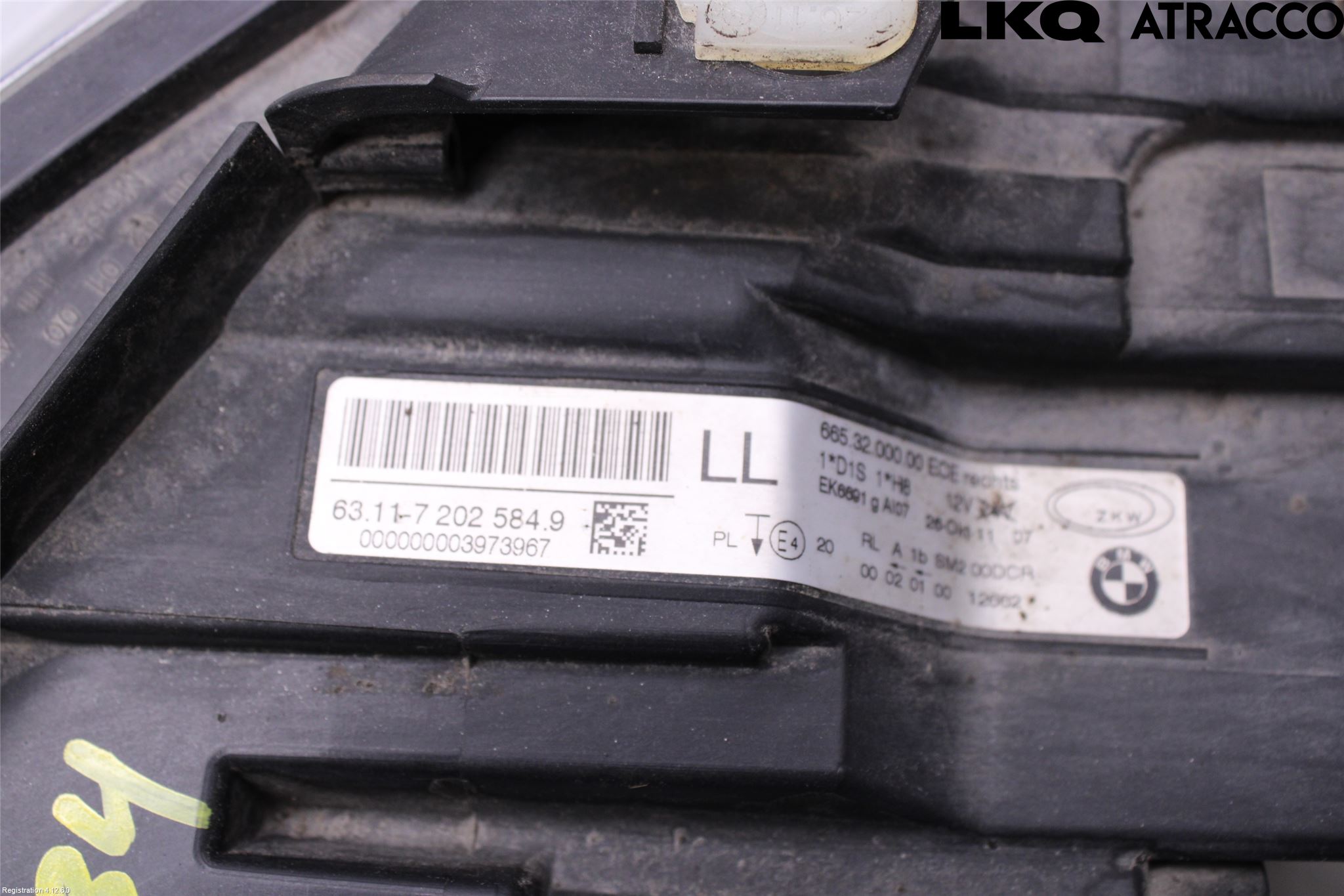 BMW 3 E90/91 SED/TOU 05-12 Strålkastare