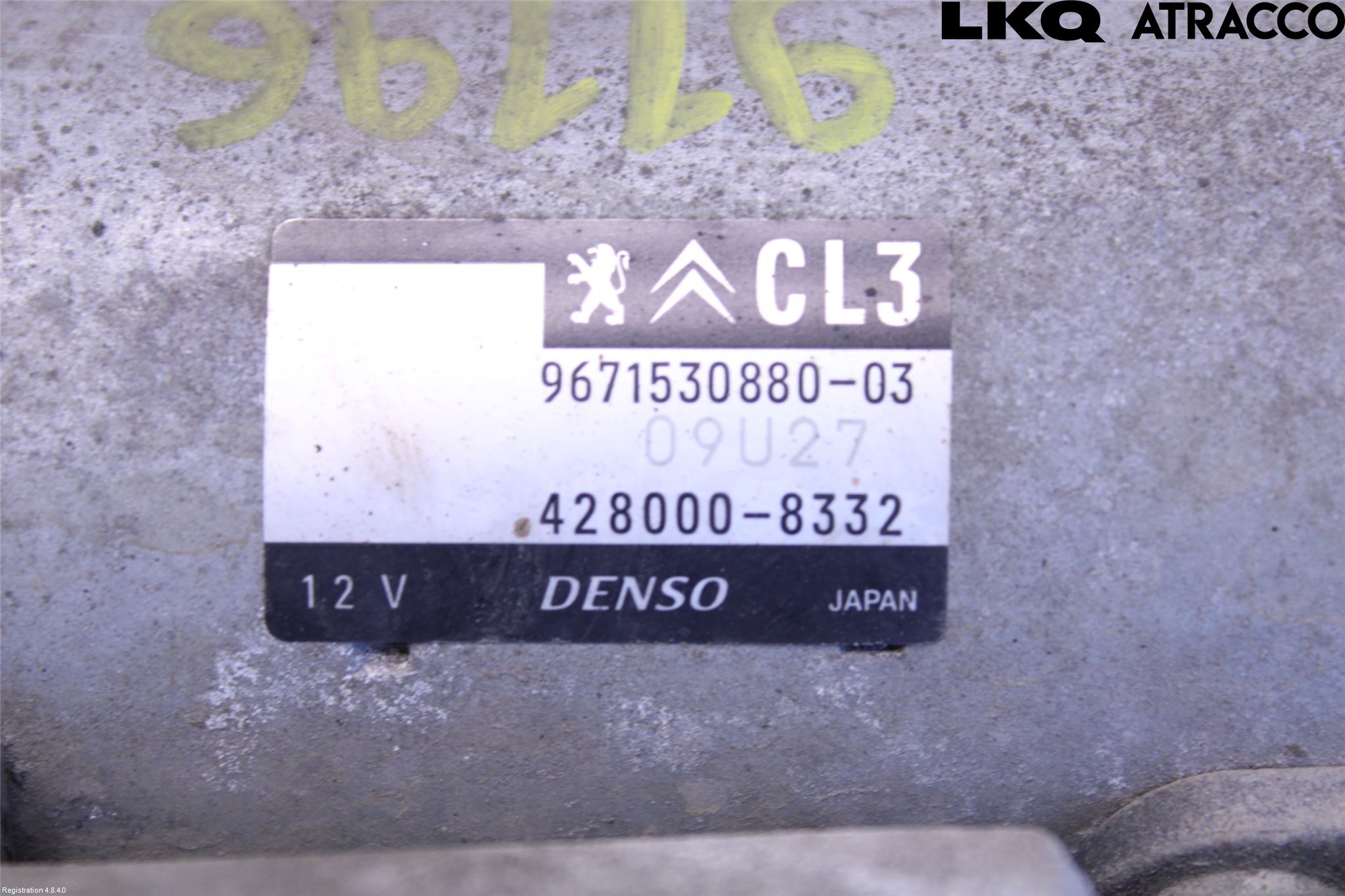 Citroen COTROEN C3 17-24 Startmotor