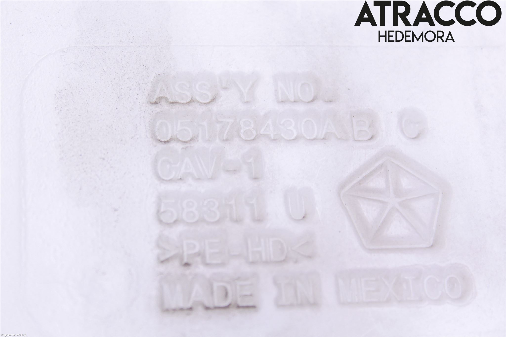 Dodge JOURNEY Spolartank Vindruta-Strål