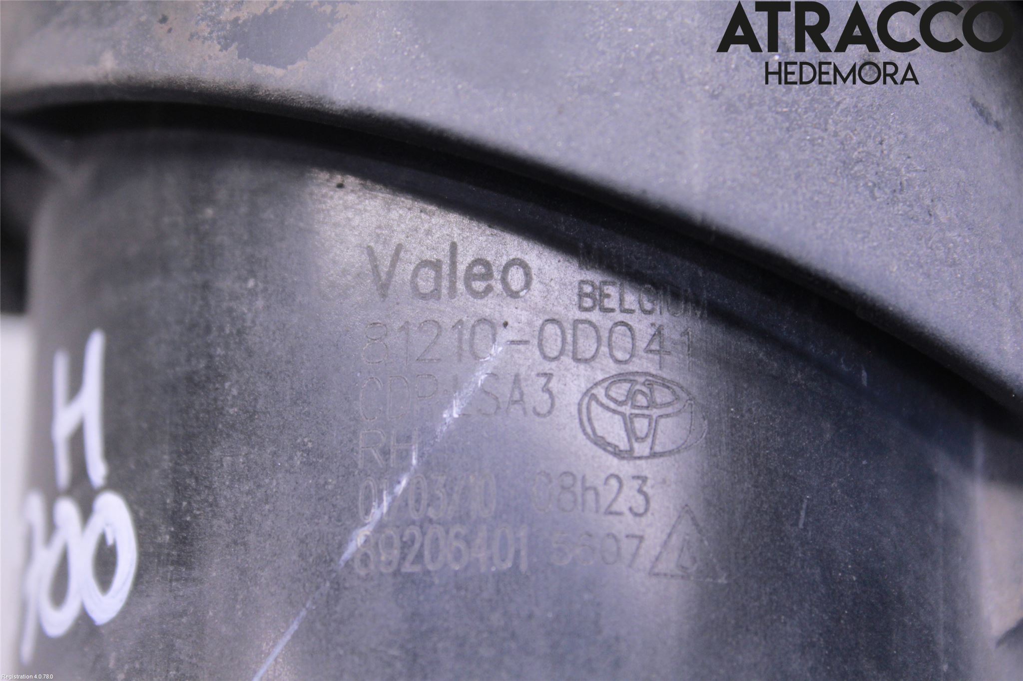 Toyota AVENSIS 09-15 Dimljus-Varselljus Fram