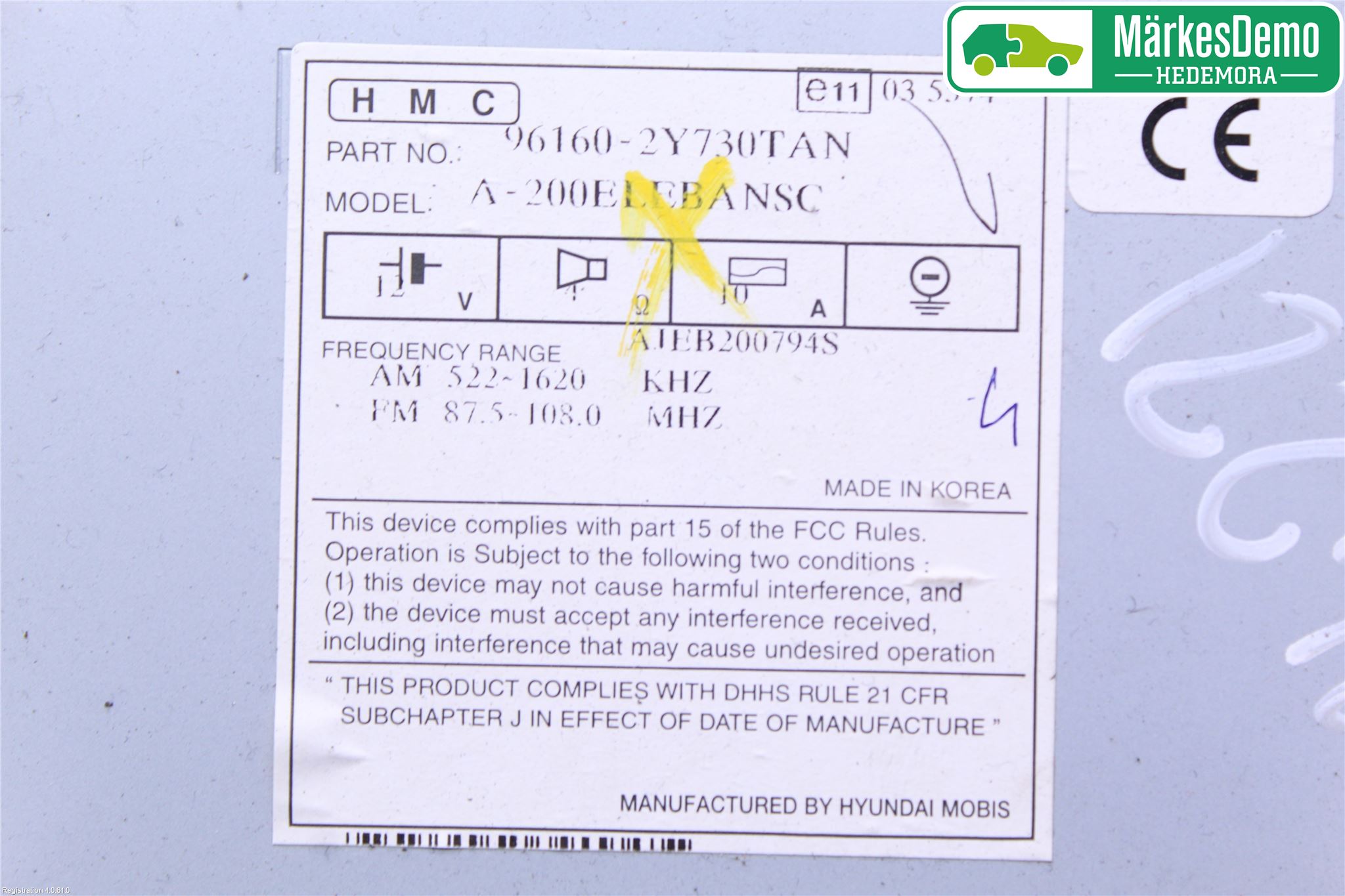 Hyundai ix35 Cd Radio - Multimediapanel
