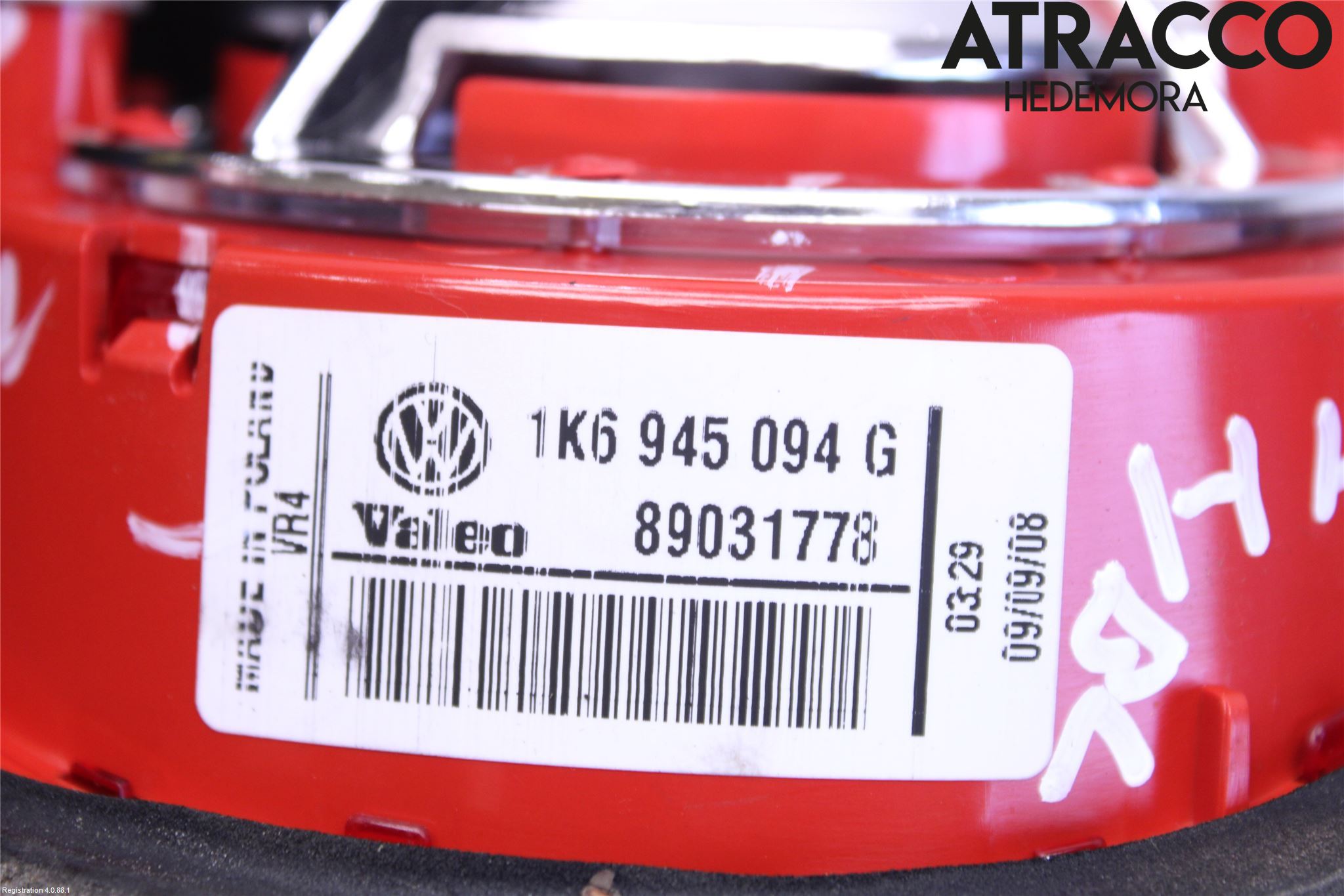 Volkswagen VW GOLF V 04-09 Bakljus Lucka Hö