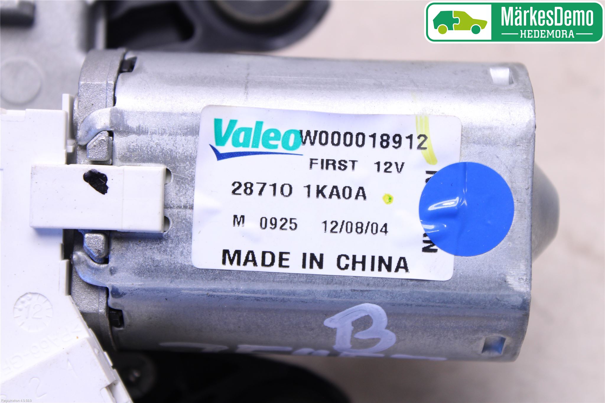 Nissan JUKE 10-14 Torkarmotor Baklucka