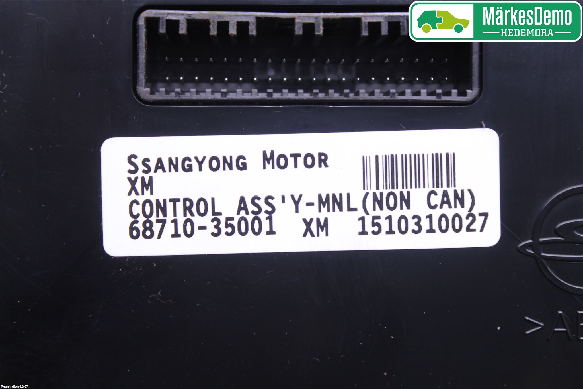 SsangYong SSANG YONG TIVOLI 17- Ac Styrenhet Ac Manöveren