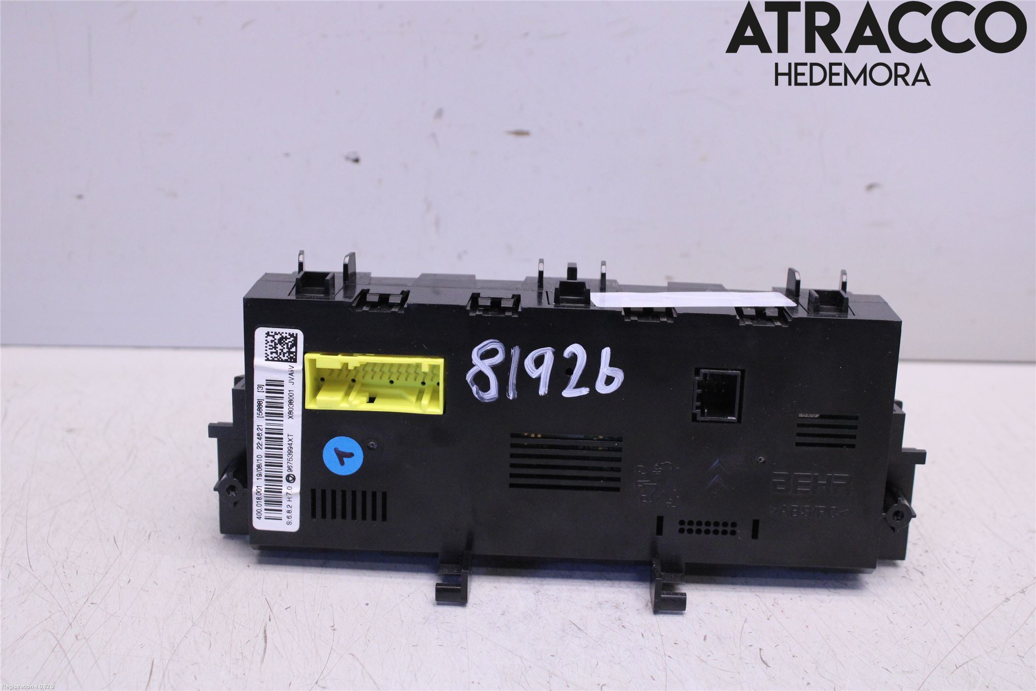 Citroen DS3 Ac Styrenhet Ac Manöveren