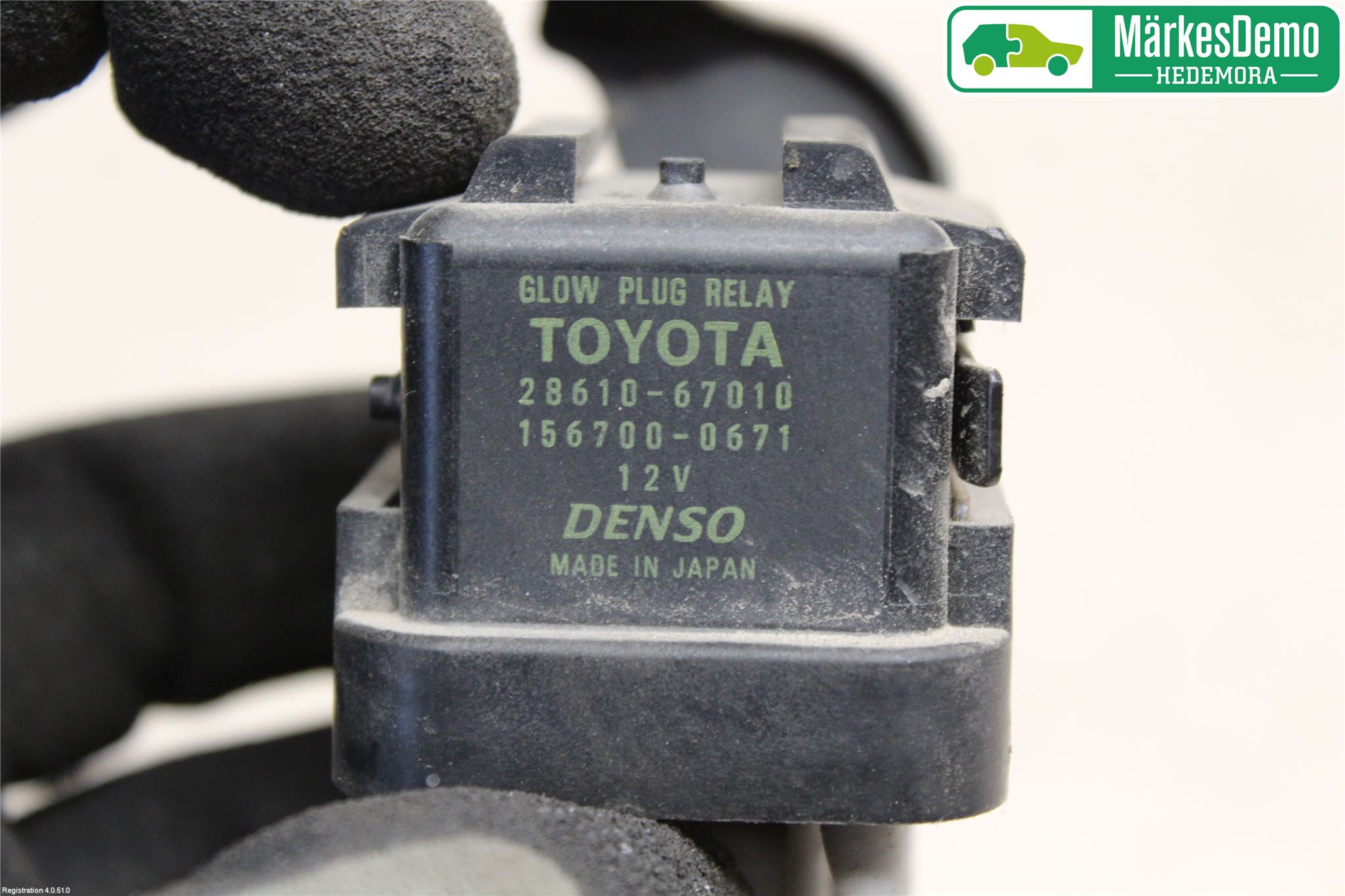 Toyota AVENSIS 09-15 Relä Glödning Diesel