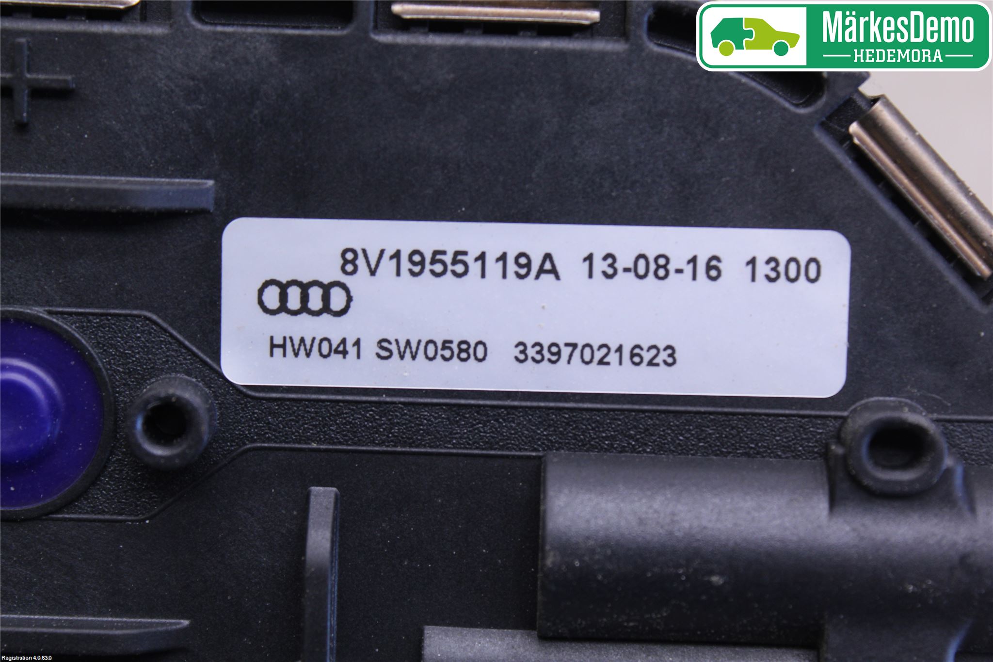 Audi A3/S3 8V 13-20 Torkarmotor Vindruta