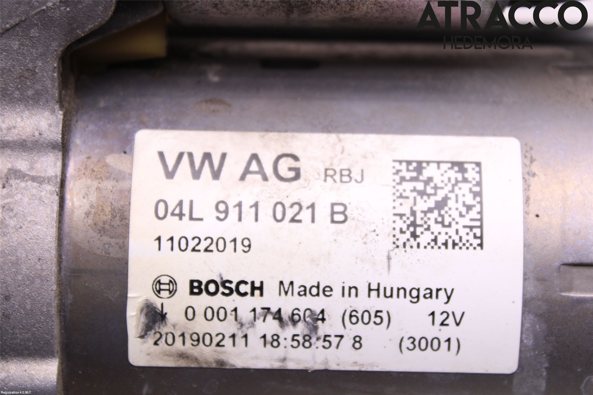 Audi A4/S4 B9 20- Startmotor Diesel