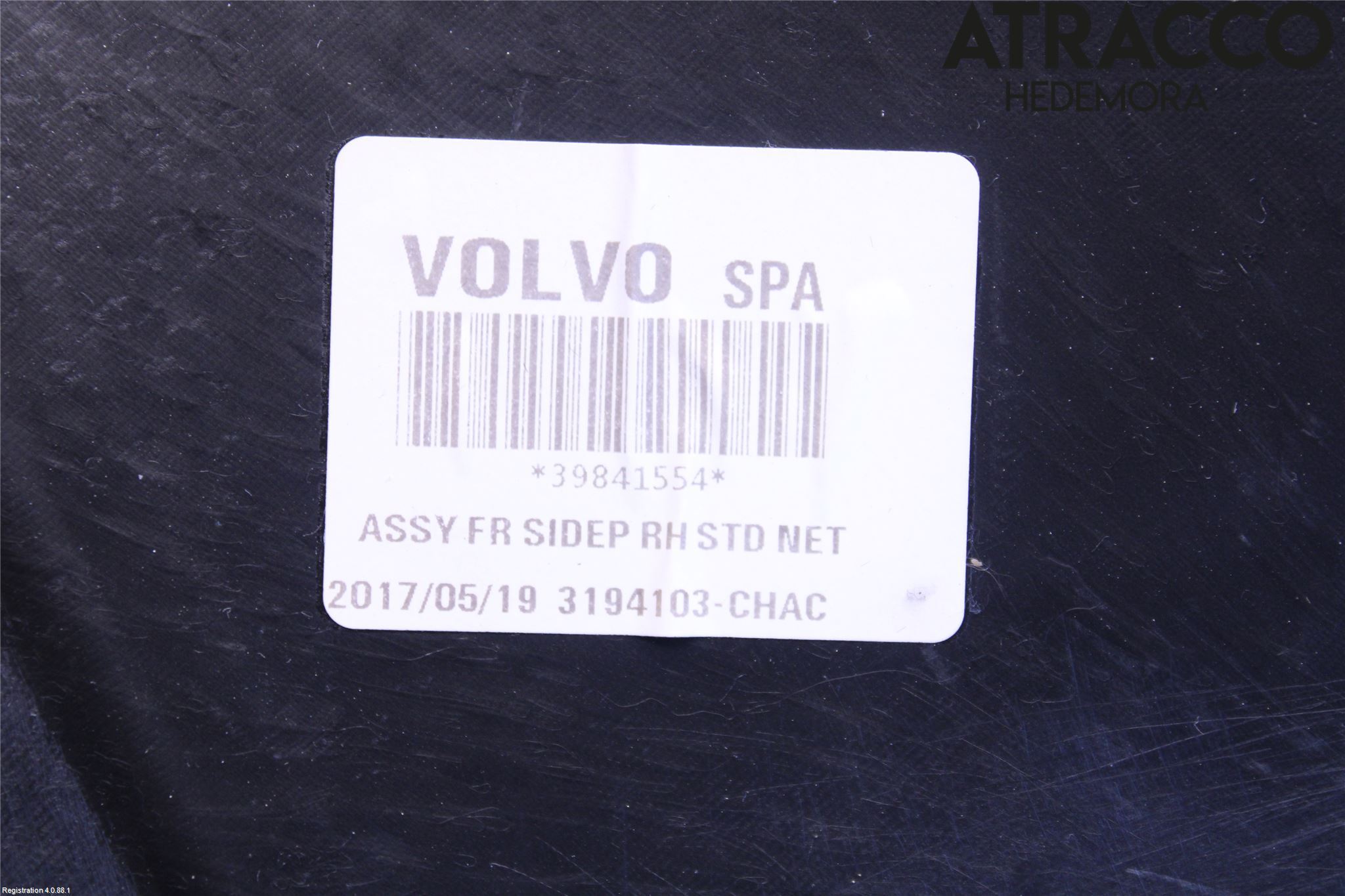 Volvo S90 17->> Inr Tunnelfack