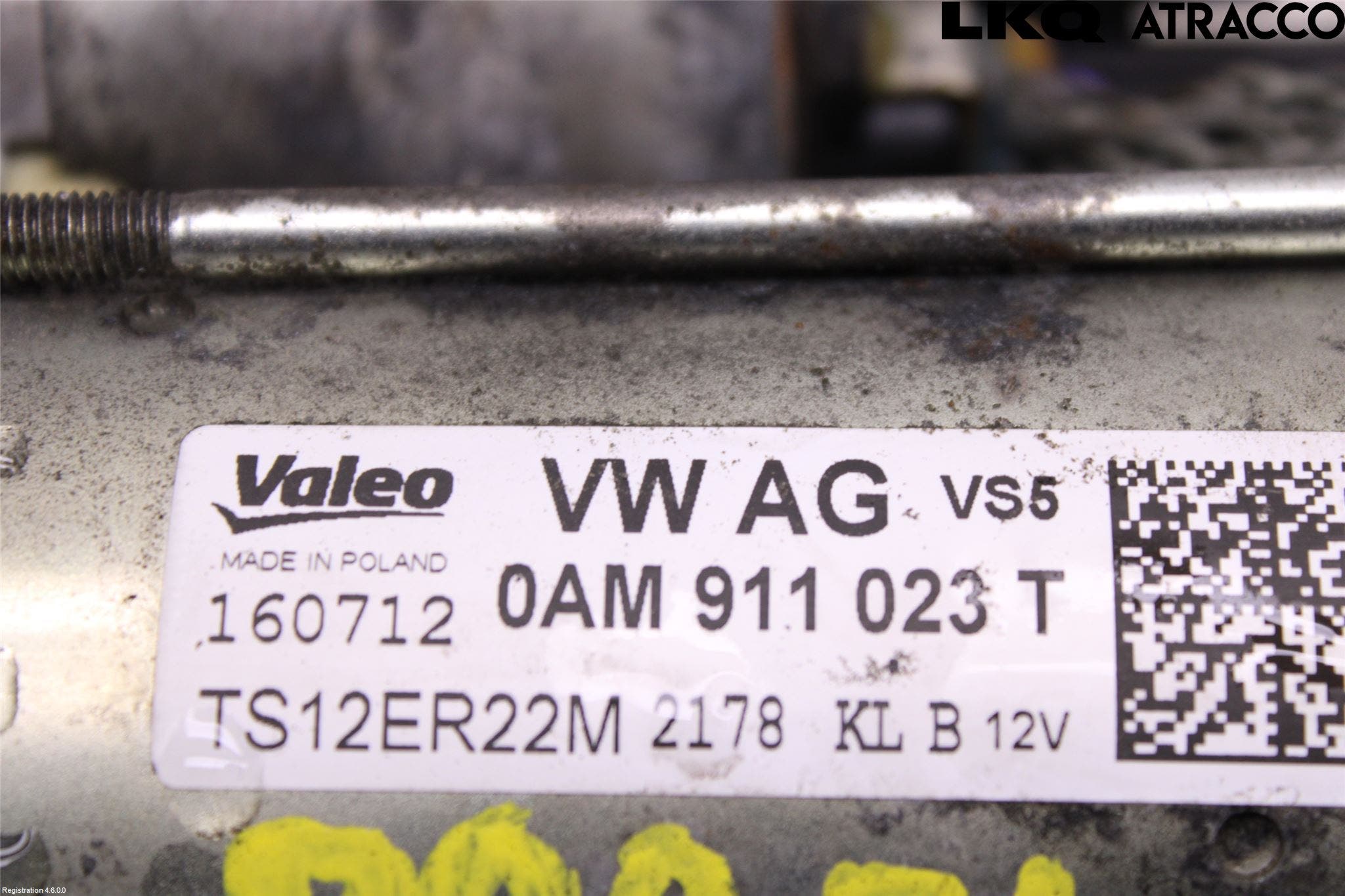 Skoda YETI Startmotor