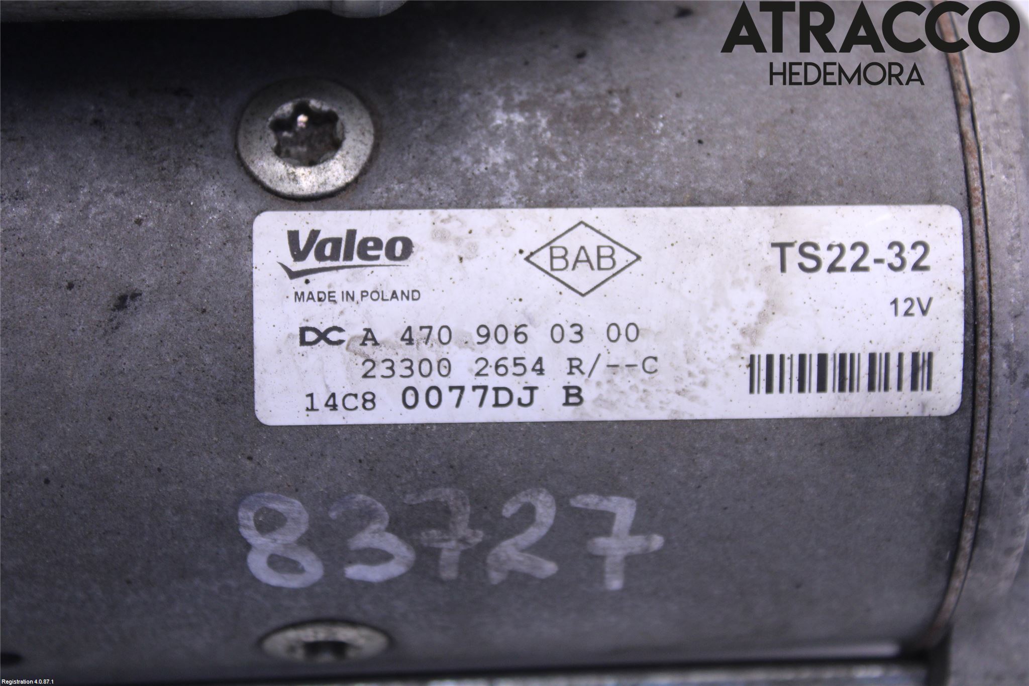 Mercedes-Benz MB X-KLASS (BR 470) 18-20 Startmotor Diesel