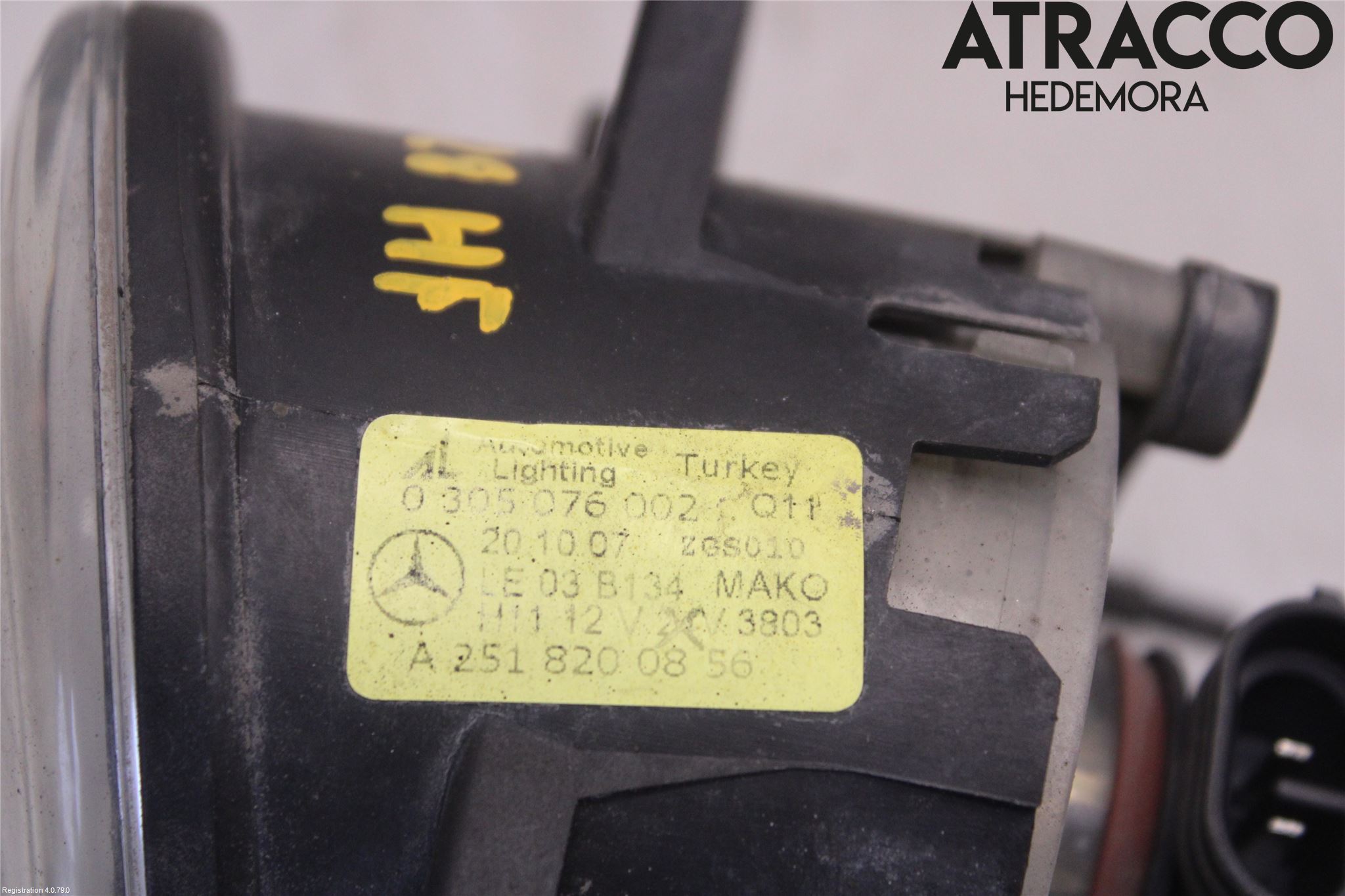 Mercedes-Benz MB C-KLASS (W204) 07-15 Dimljus-Varselljus Fram