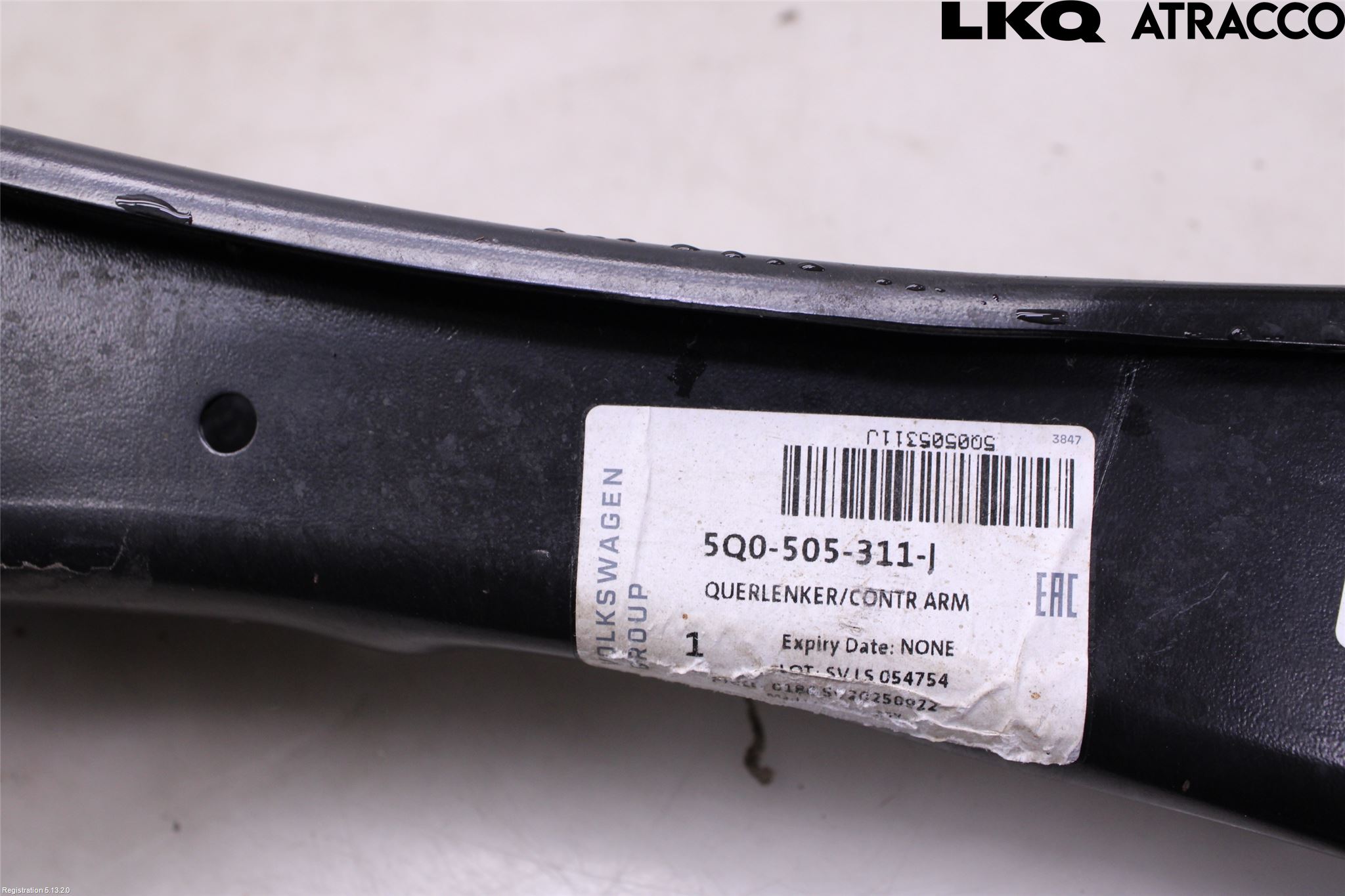 Volkswagen VW GOLF / E-GOLF VII 13-20 Bärarm Bak Höger