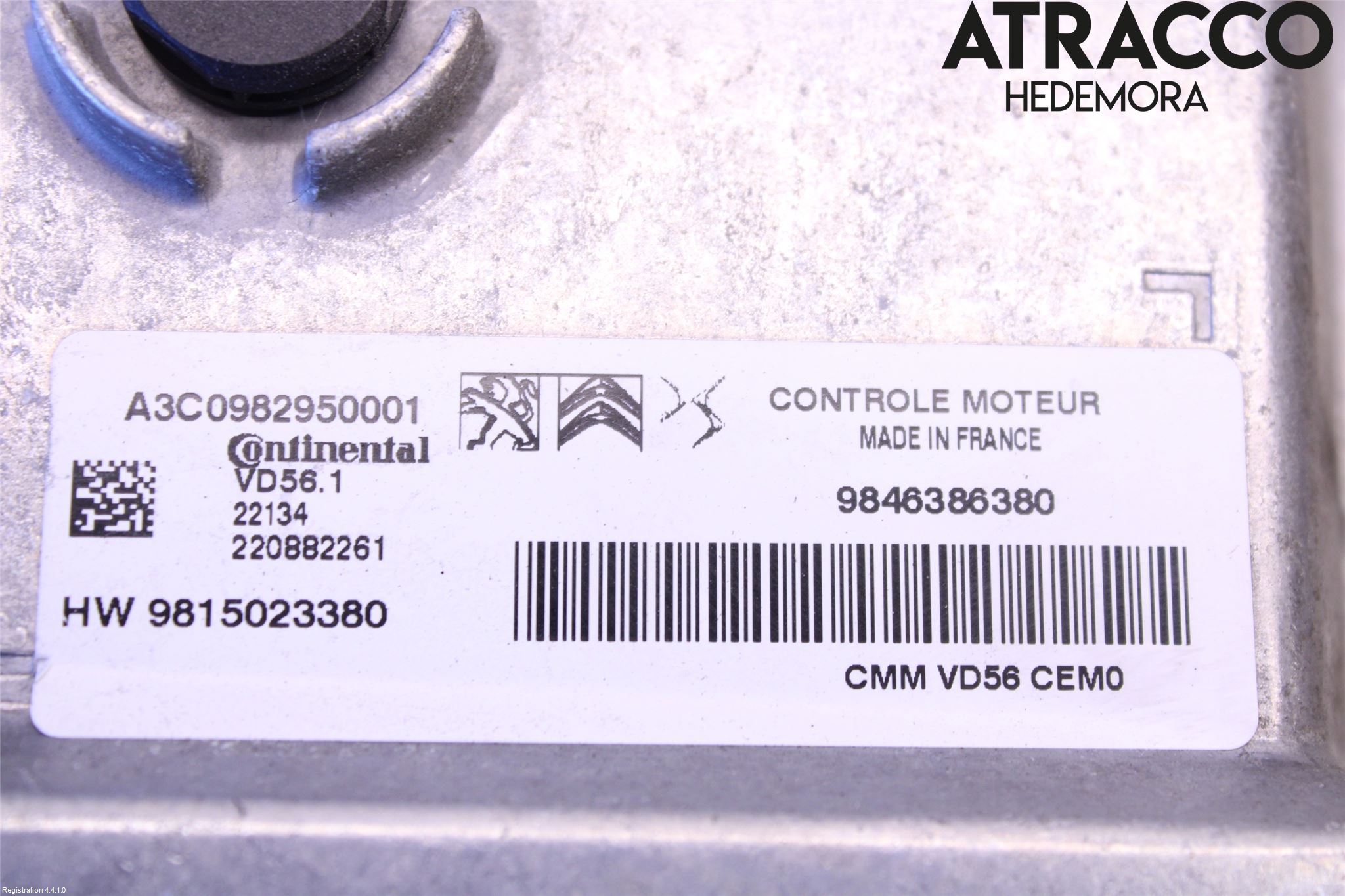 Peugeot 208/E-208 20- Styrenhet Insprut Bensin