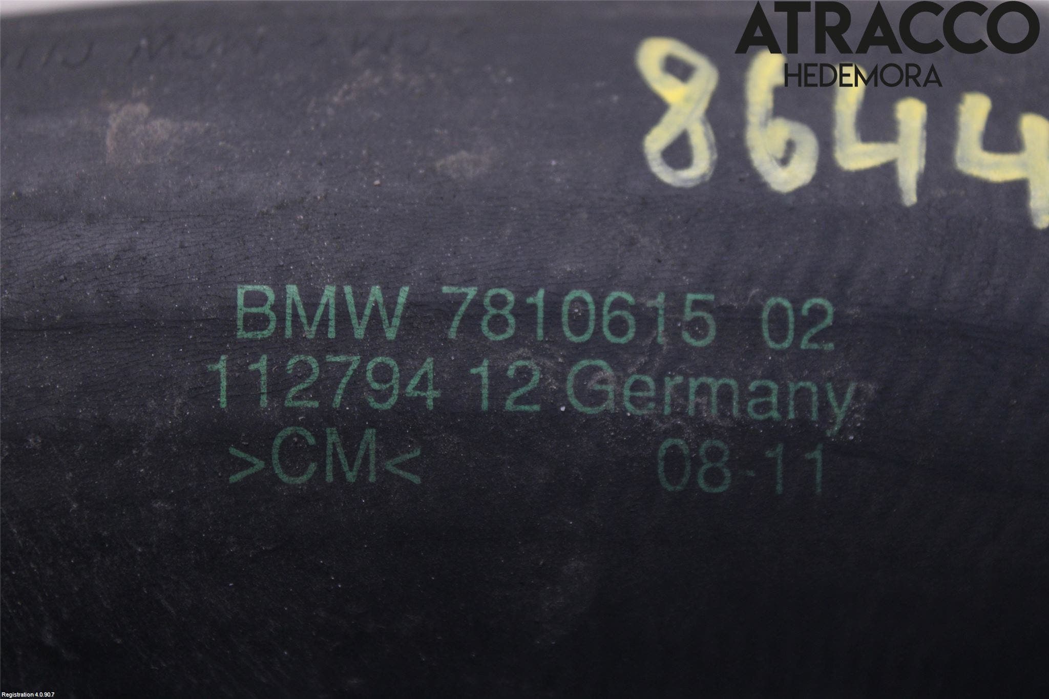 BMW 5 F10/F11/F18 09-17 Laddluft-Intercoolerrör