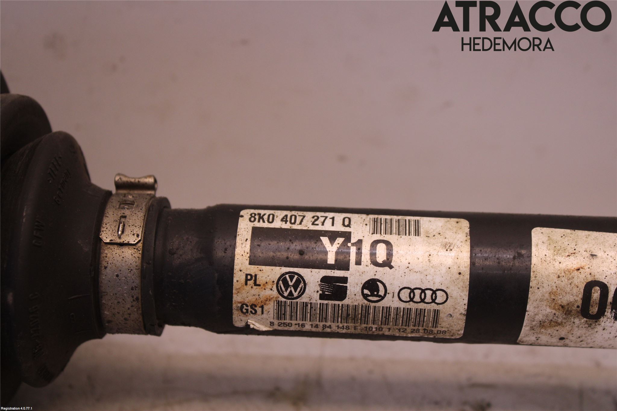 Audi A5 07-16 Drivaxel Fram Vänster