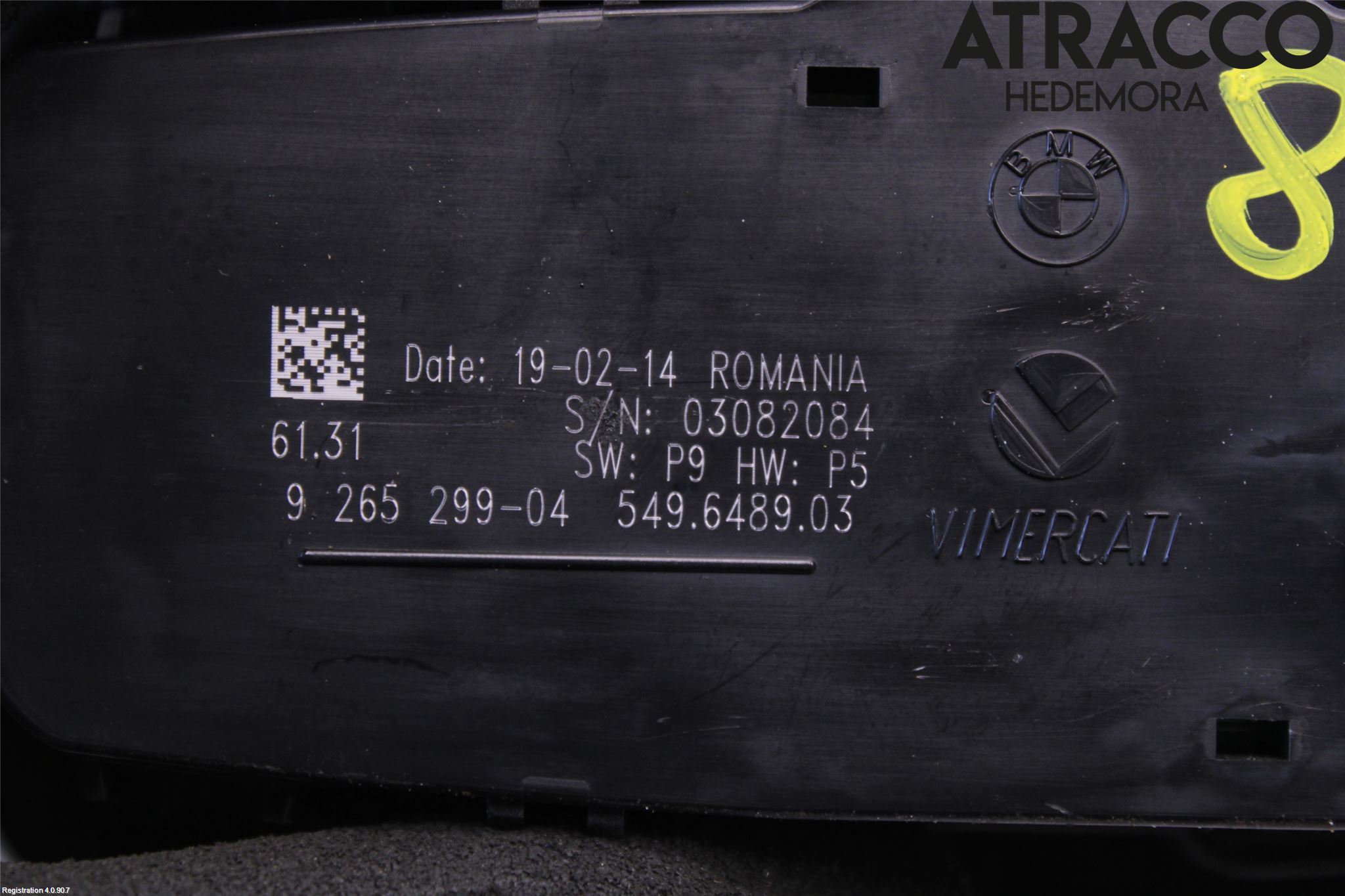 BMW 4 F32/F33/F82/F83 13-20 Strömställare Ljus
