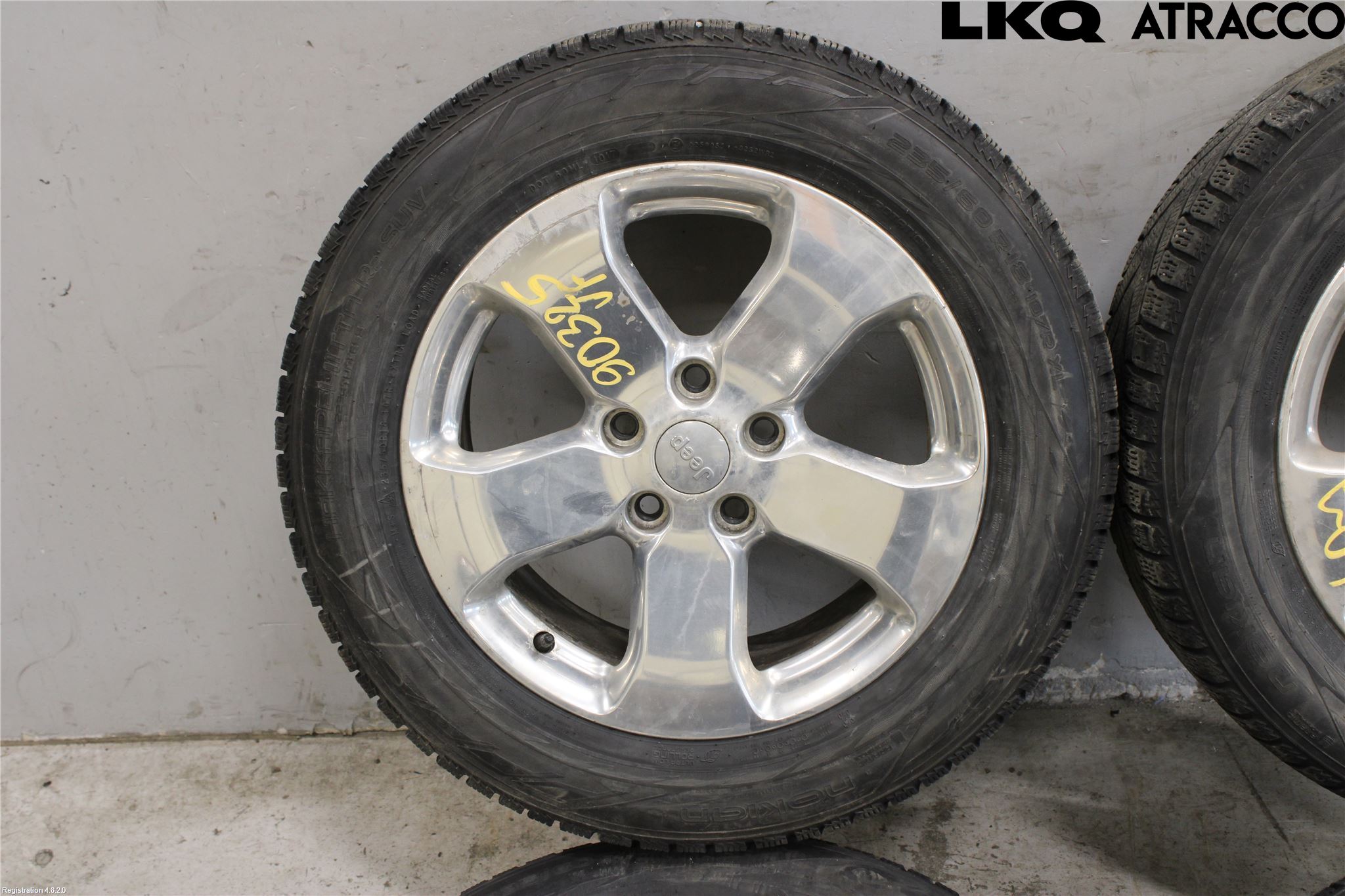 Jeep GRAND CHEROKEE 10-20 Vinterdäck Alumfälg 4St