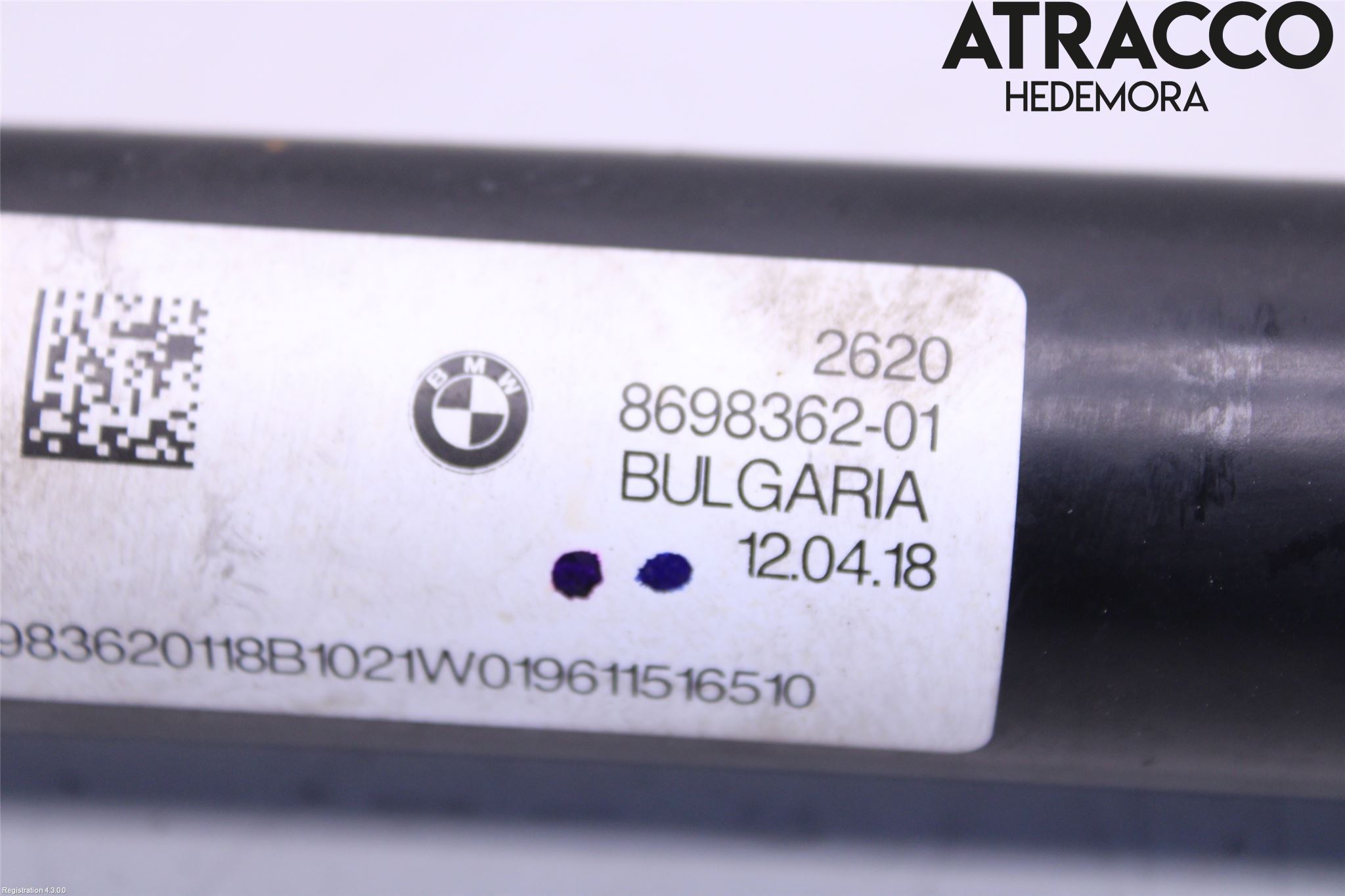 BMW 7 G11/G12 15-22 Mellanaxel Främre 4Wd