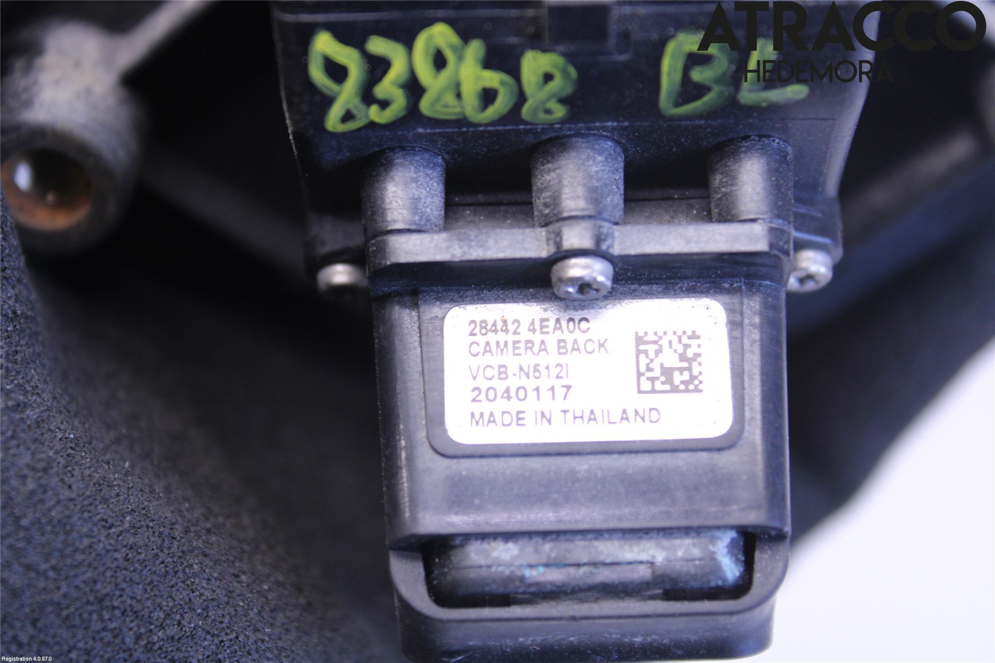 Nissan QASHQAI 14-17 Parkeringshjälp Kamera