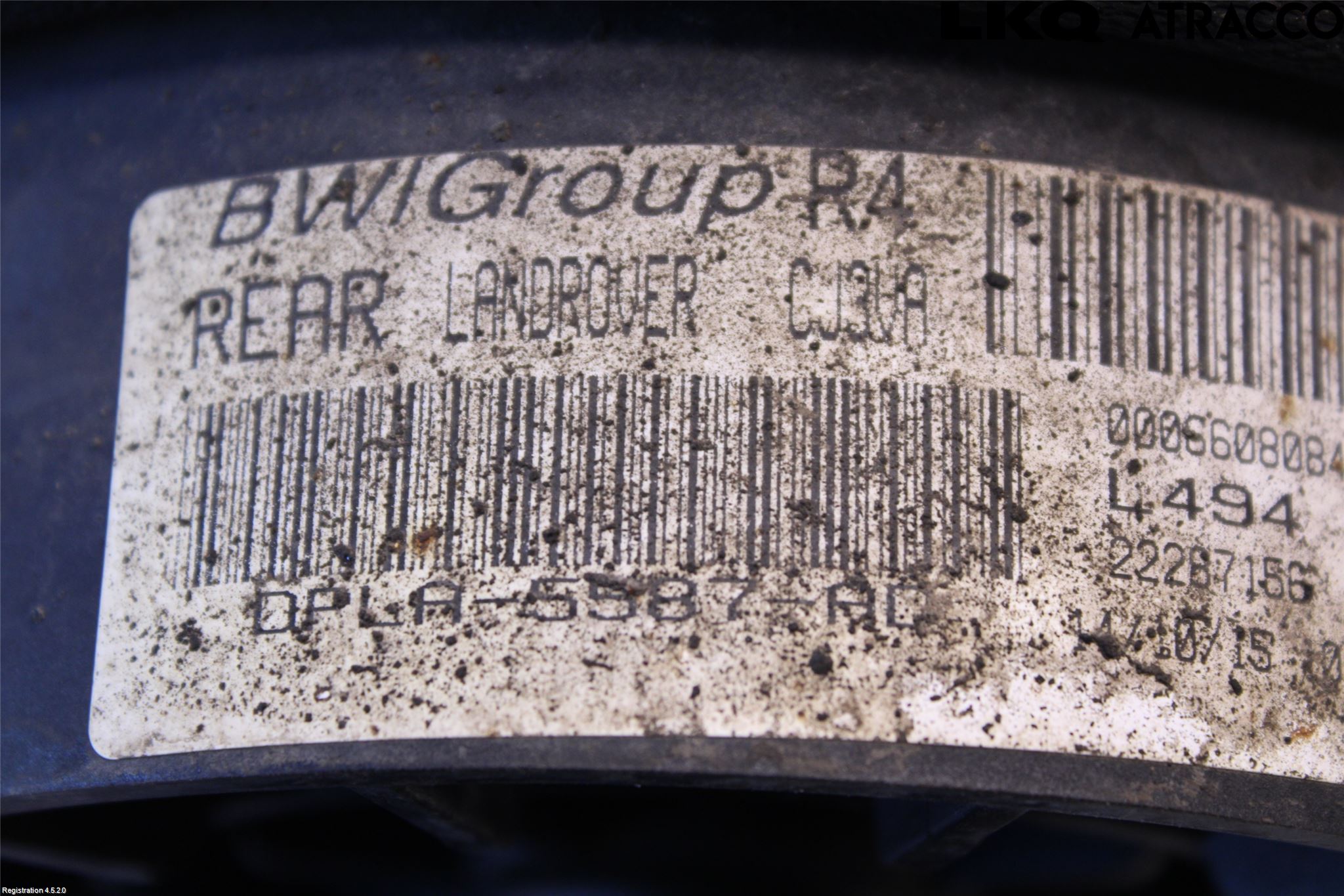 Landrover RANGE ROVER SPORT (L494) 14-22 Nivå-Luftfjädring Bälg