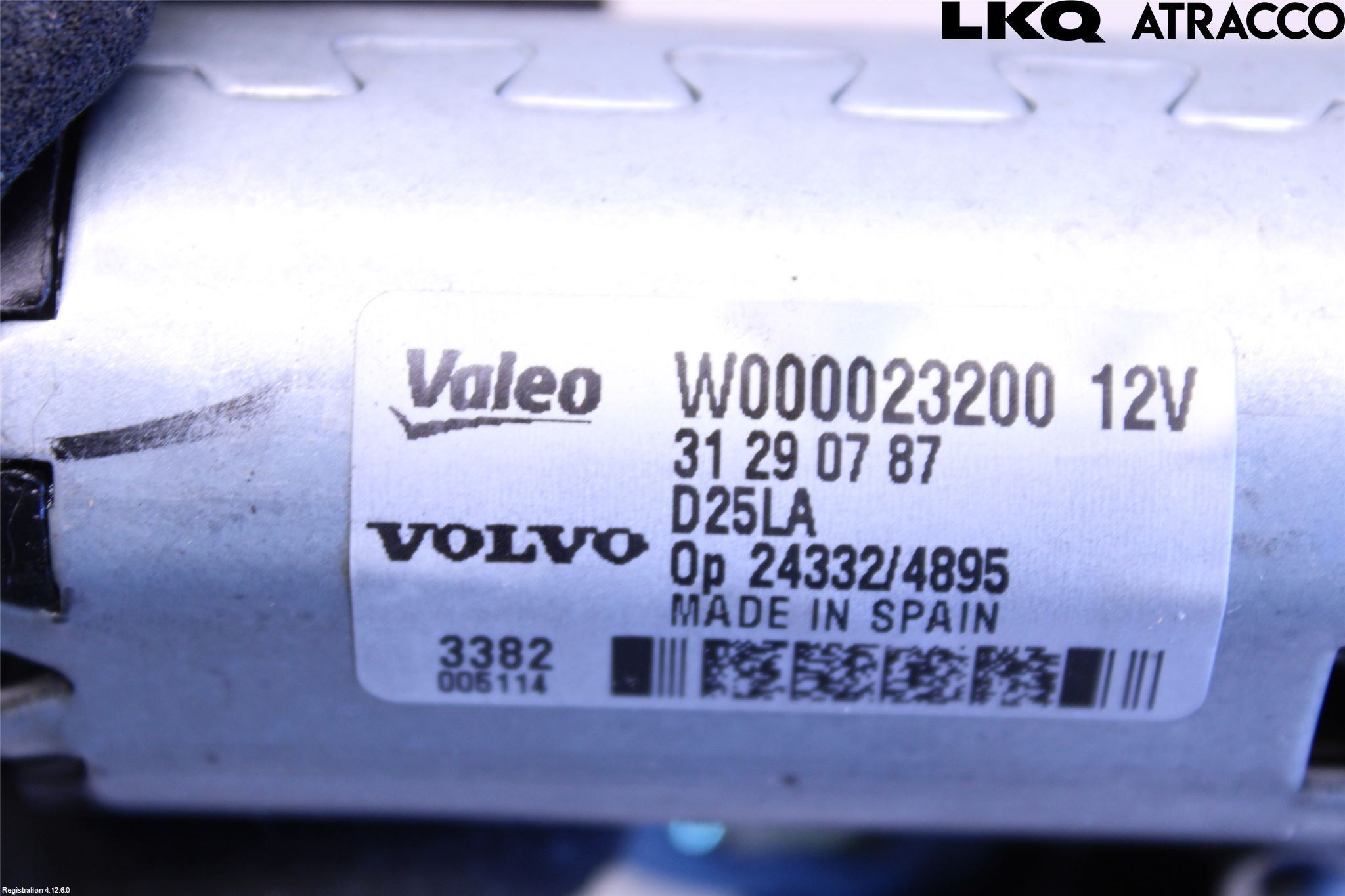 Volvo V70 08-13 Torkarmotor Baklucka