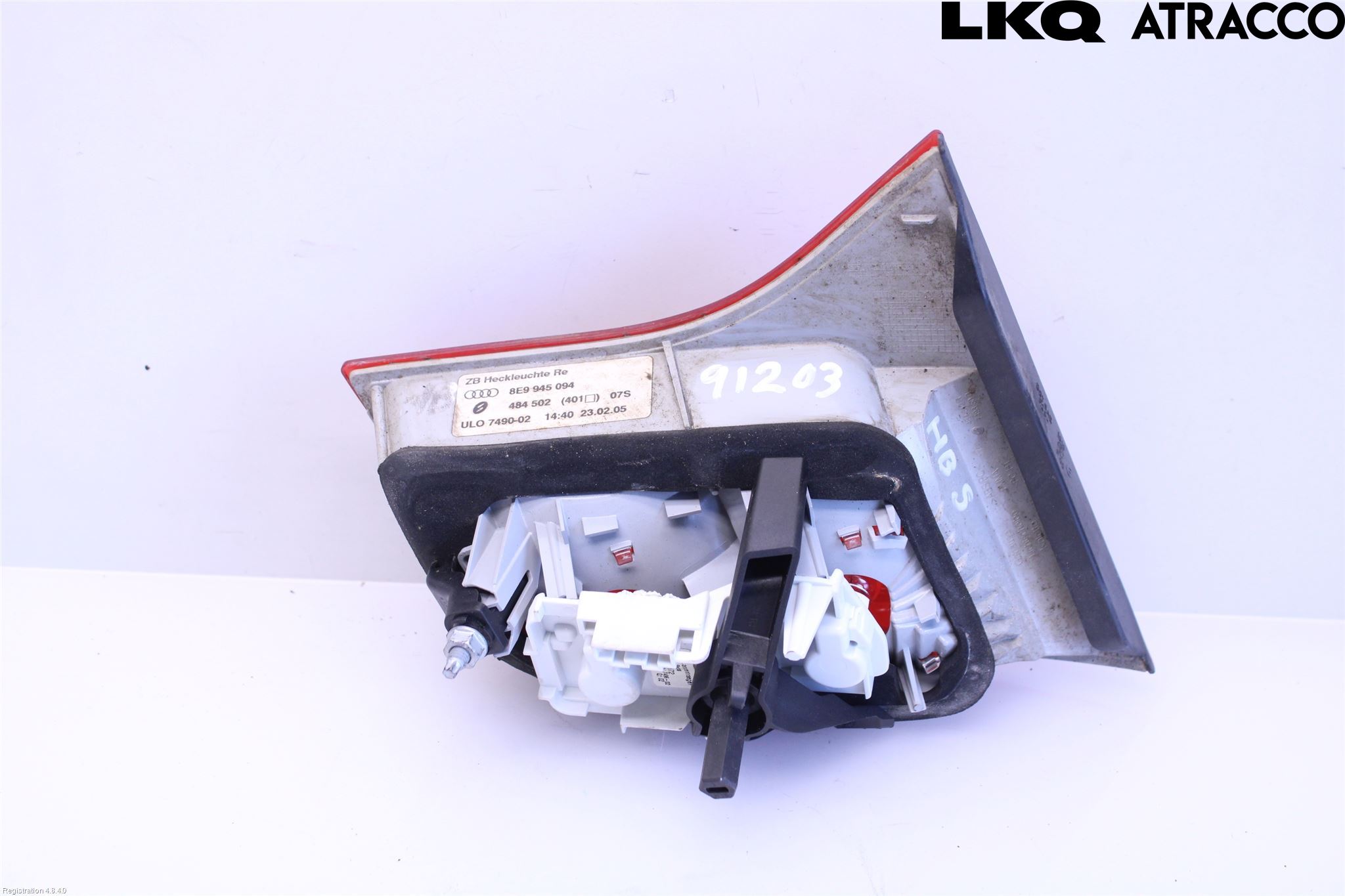 Audi A4/S4 05-07 Bakljus Lucka Hö