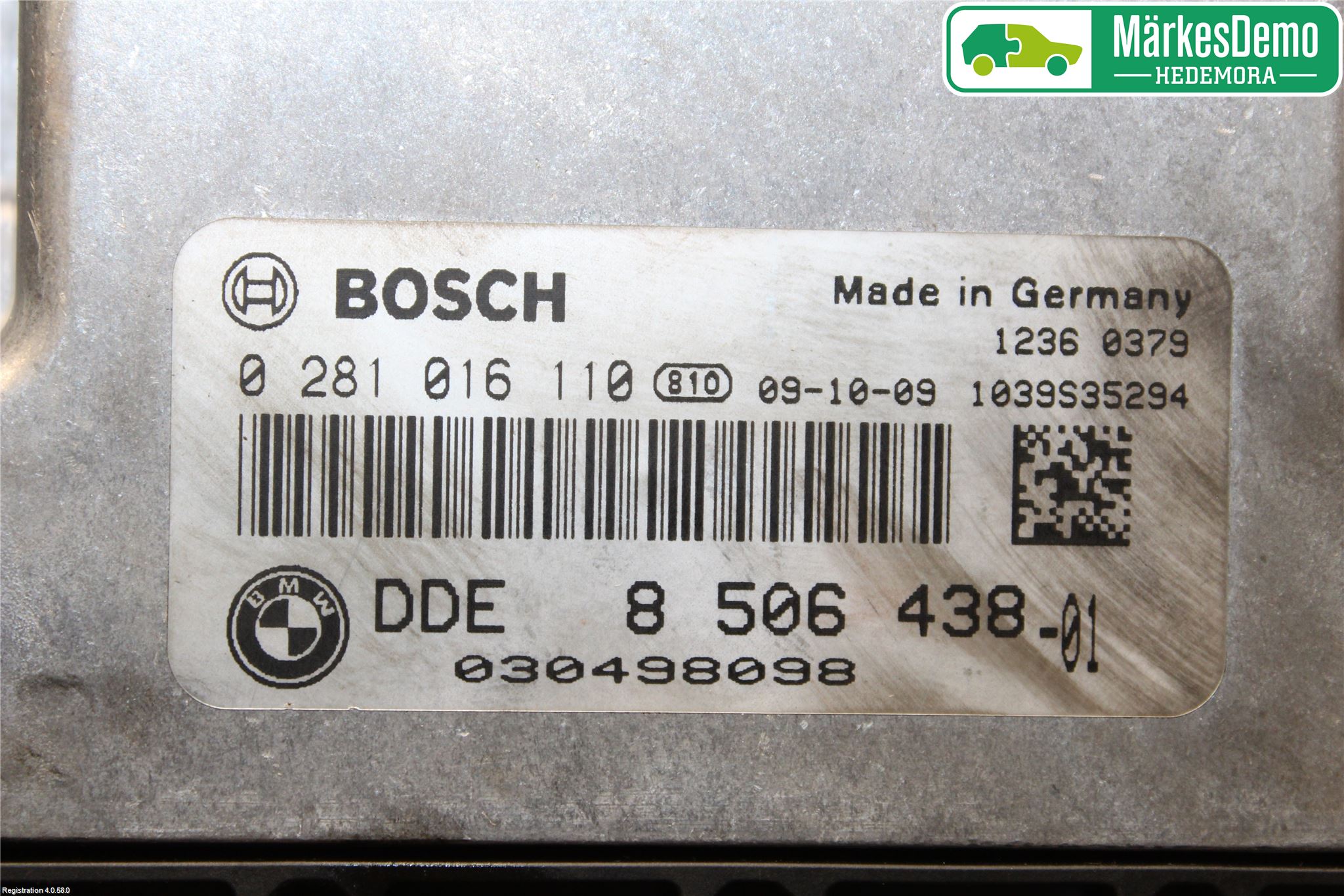 BMW 5 E60/61 Sed/Tou 02-10 Styrenhet Inspump Diesel