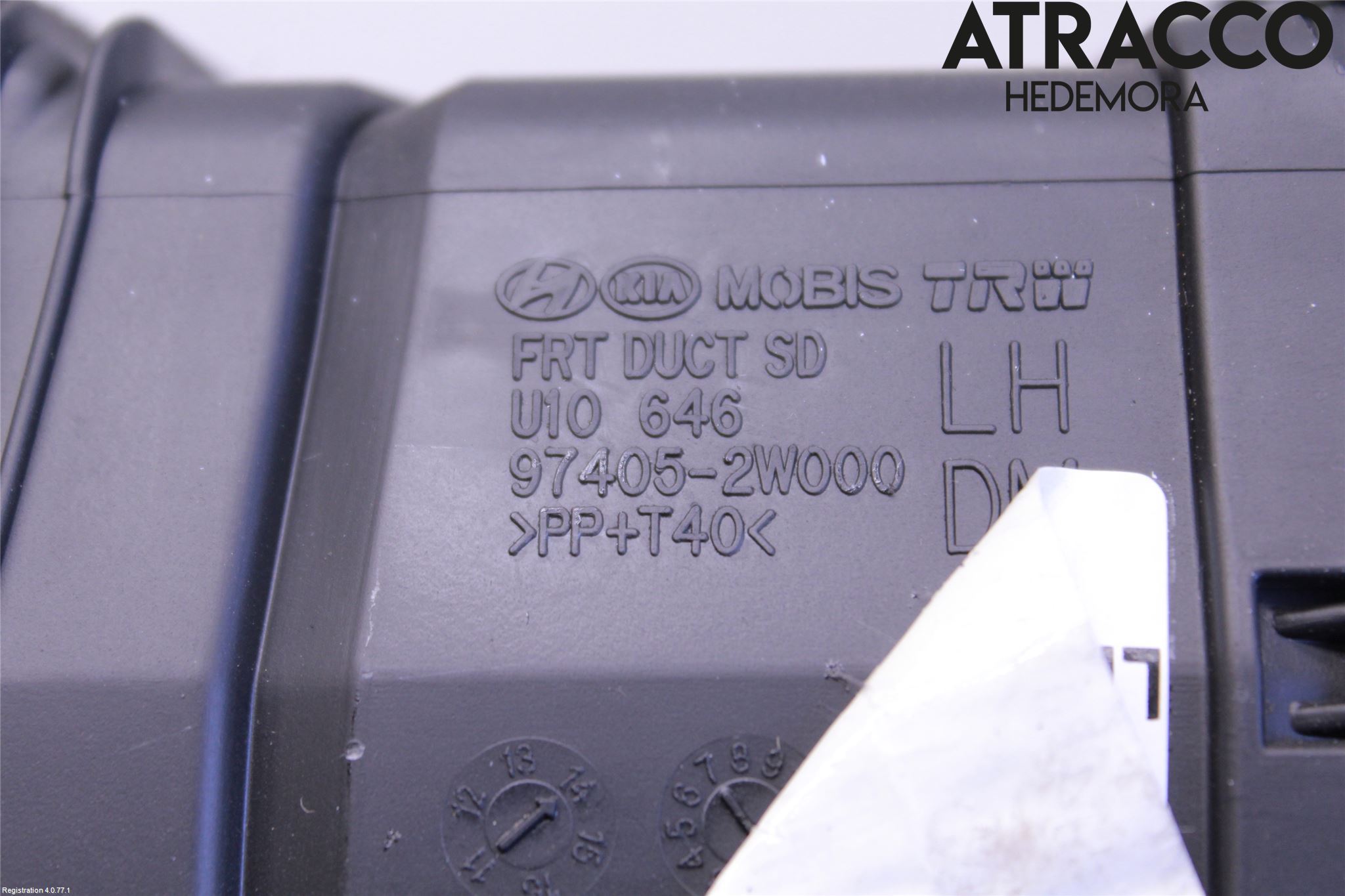 Hyundai SANTA FE 13-18 Defrosterkanal-Munstycke