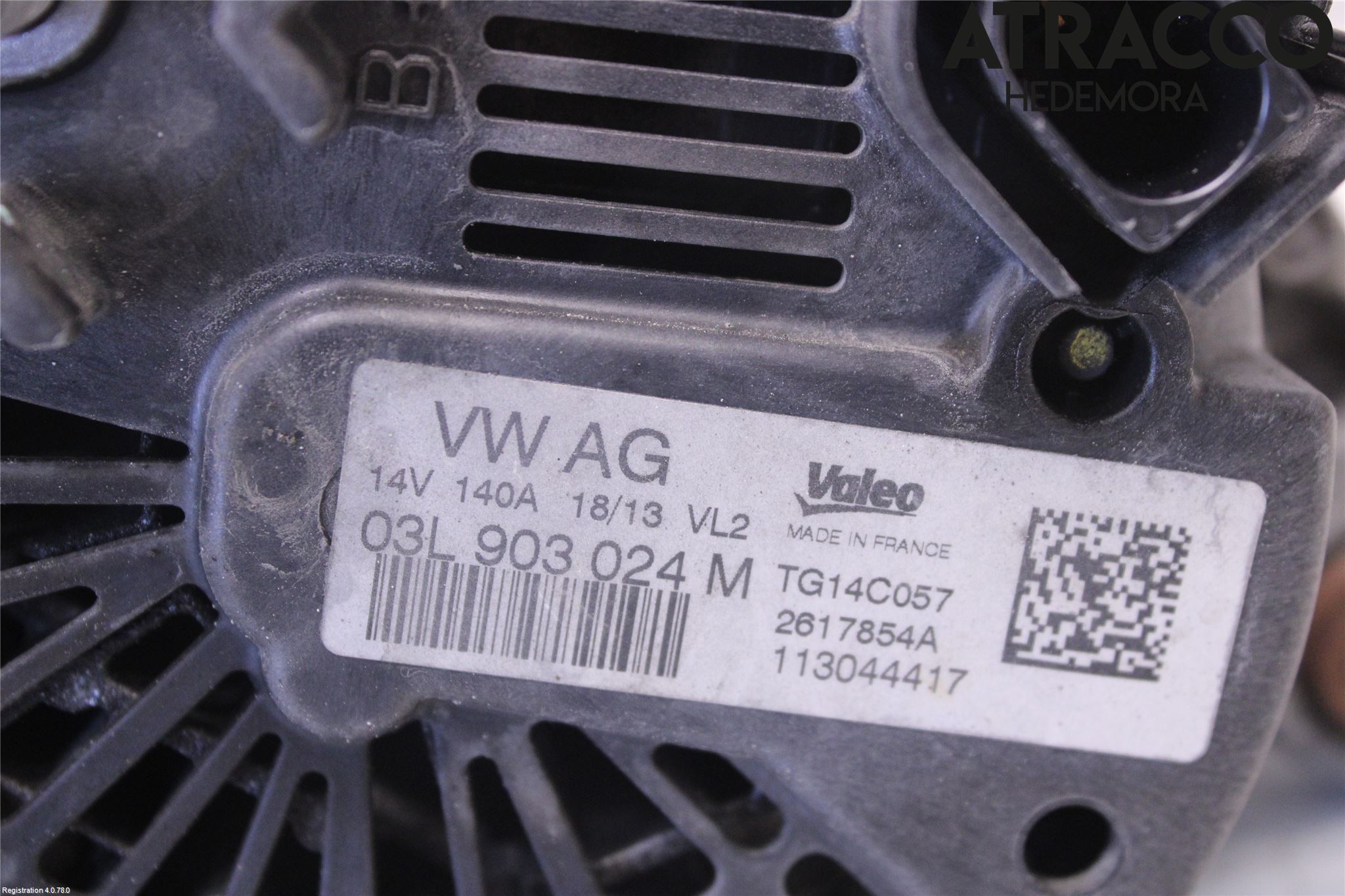 Volkswagen VW CADDY 11-15 Generator